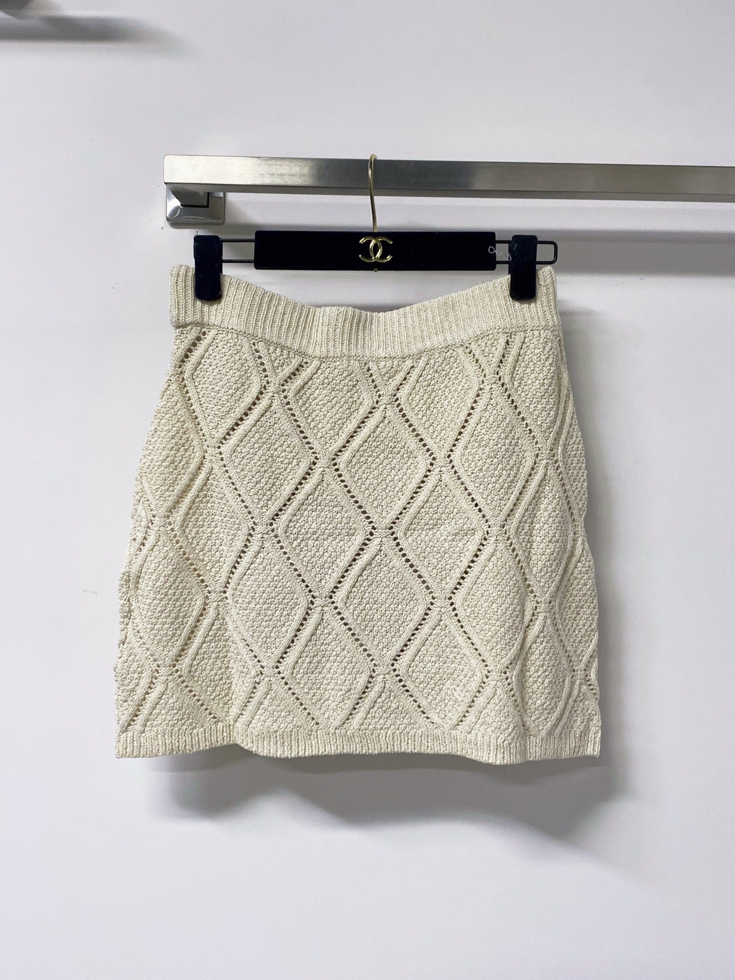 Chanel 2026 Set Cream Wool 690505
