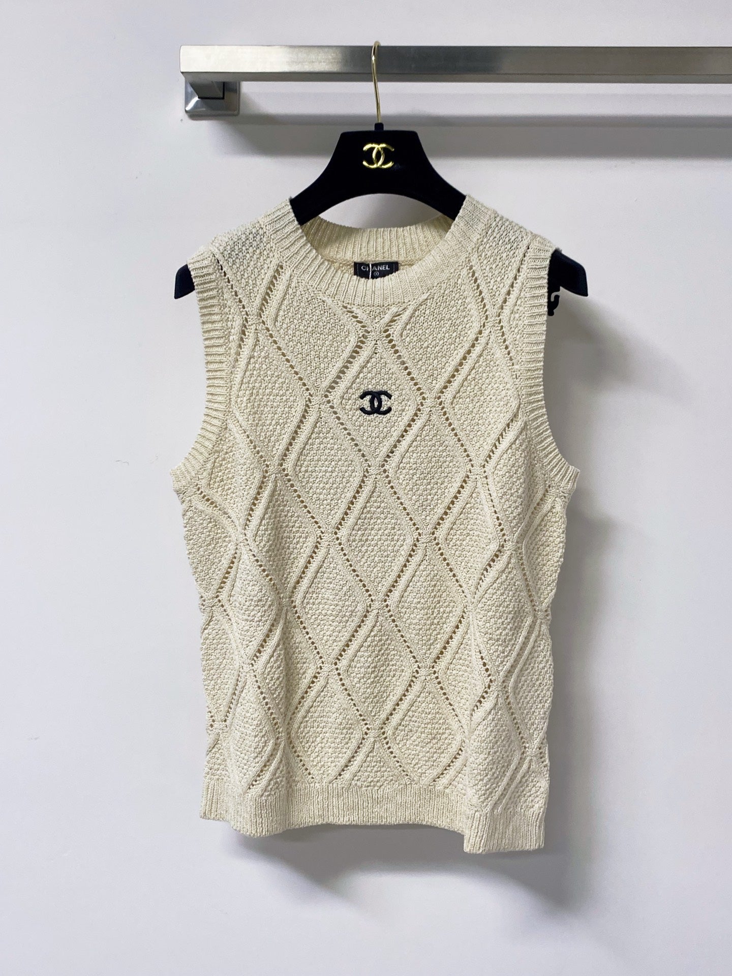 Chanel 2026 Set Cream Wool 690505