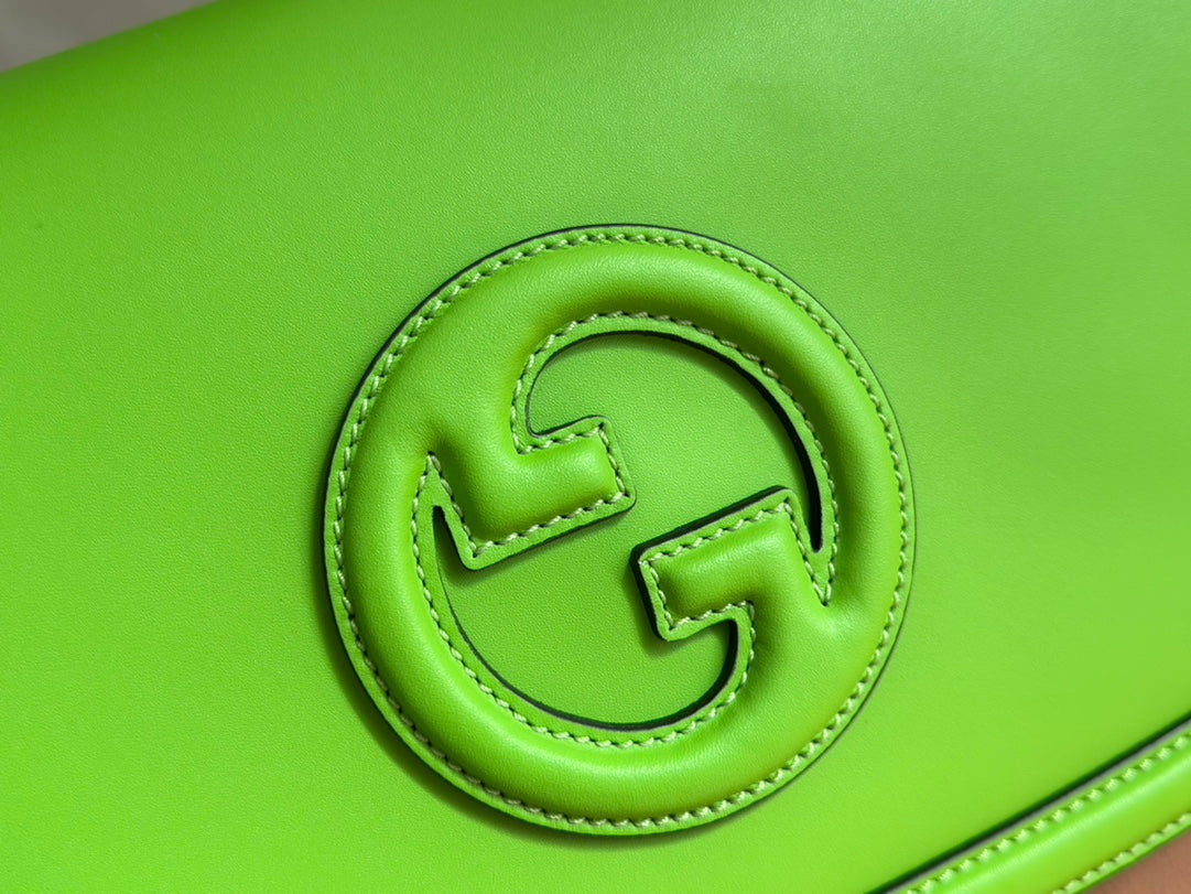 Gucci 2026 Blondie 32 Bag Green Leather 277503