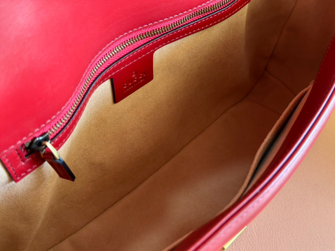 Gucci GG Marmont 31 Bag Red Calfskin 248222
