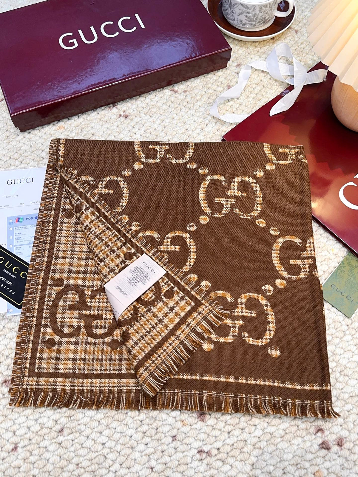 GG Classic 180CM Brown Wool 287939