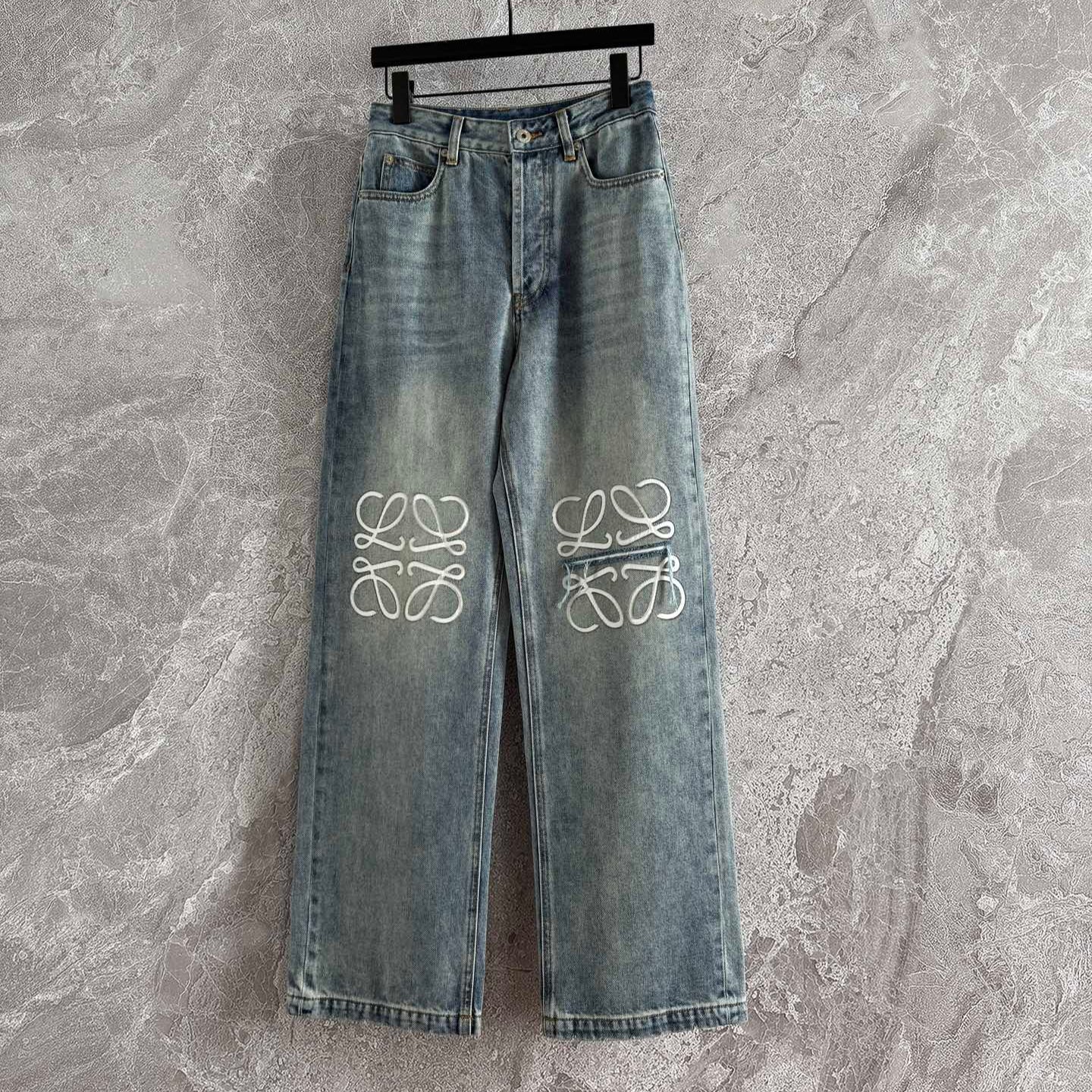 Joewe Ripped Jeans Blue Cotton