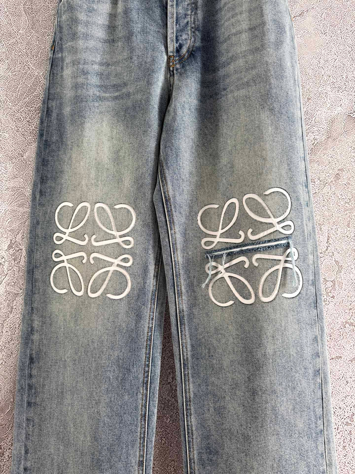 Joewe Ripped Jeans Blue Cotton