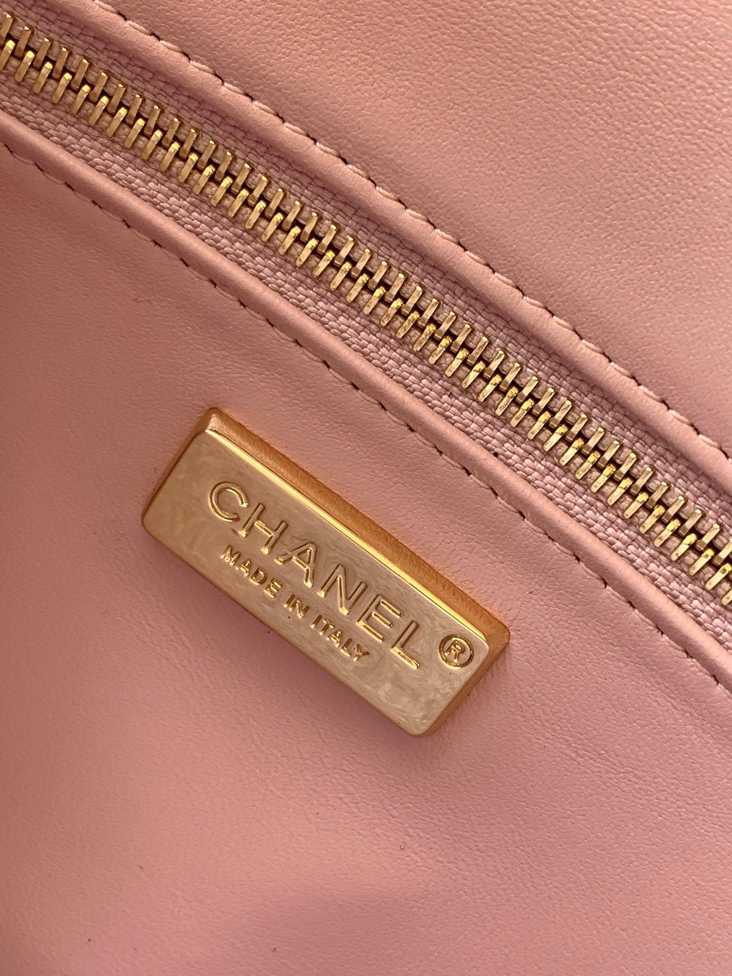 Chanel 2026 Flap Bag 20cm Pink Sequin Leather 348828