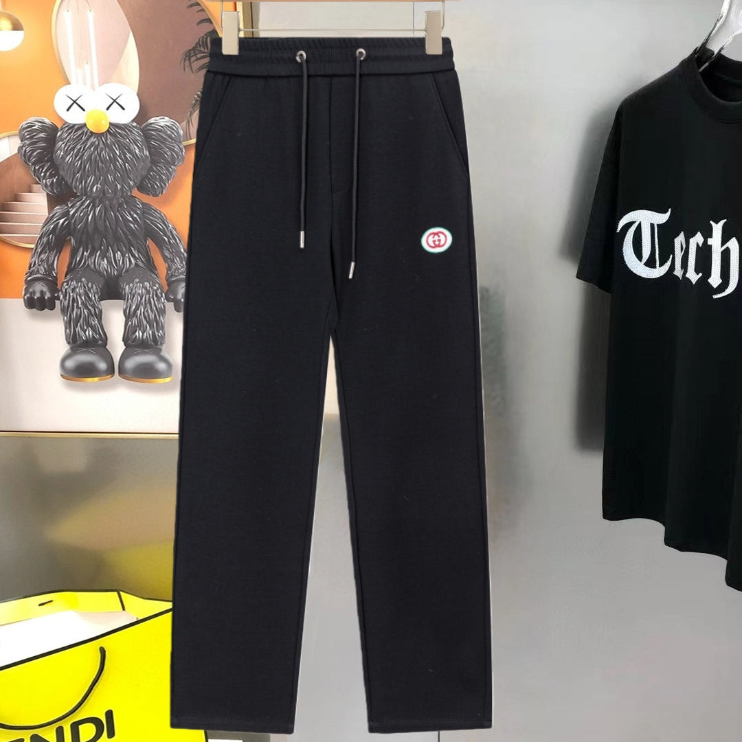 GC 2026 Men's Casual Sweatpants Black Knitted Cotton 644978