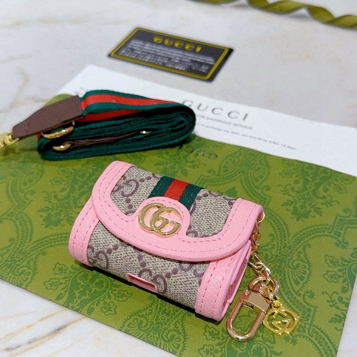 Gucci Pink Bag Charm
