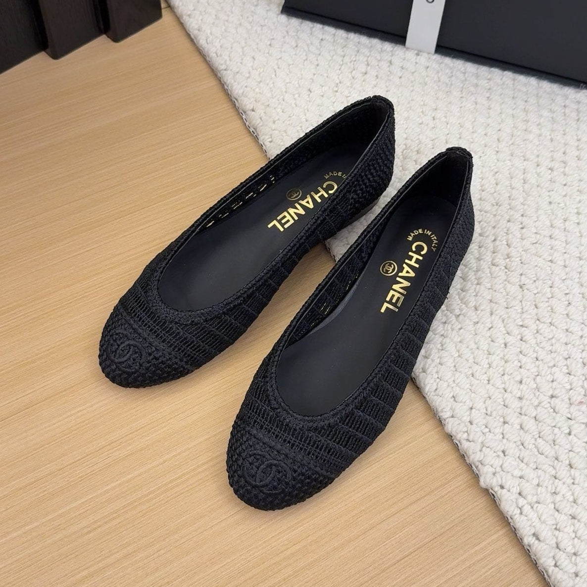 CC 25 Ballet Flat Raffia
