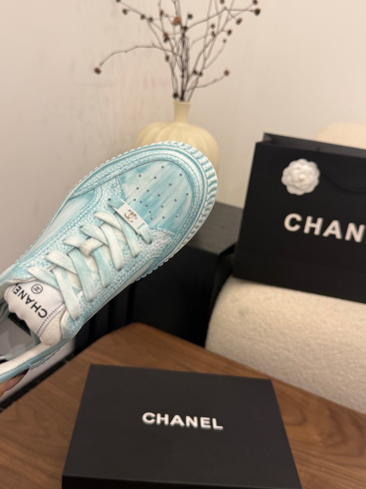 CC 26s Casual Sneaker Blue Pastel Leather 183619
