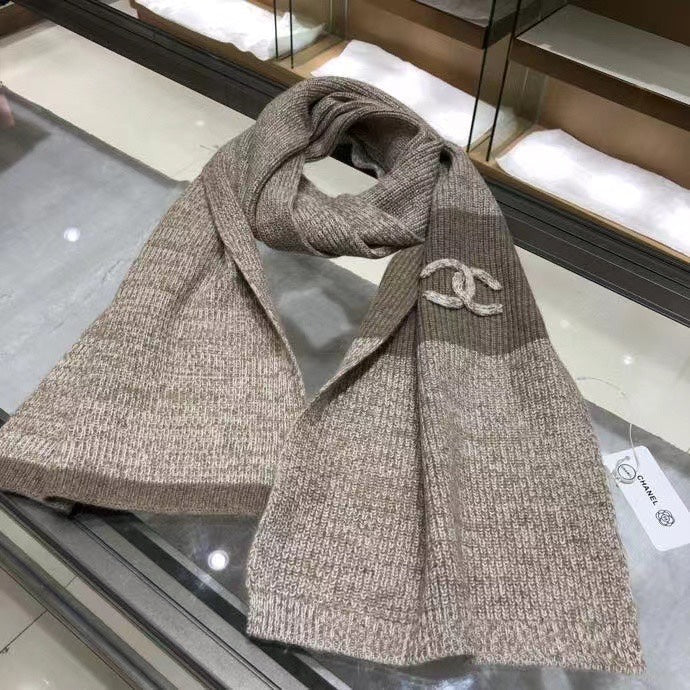 CC Scarf 200 CM In Brown Cashmere 416774