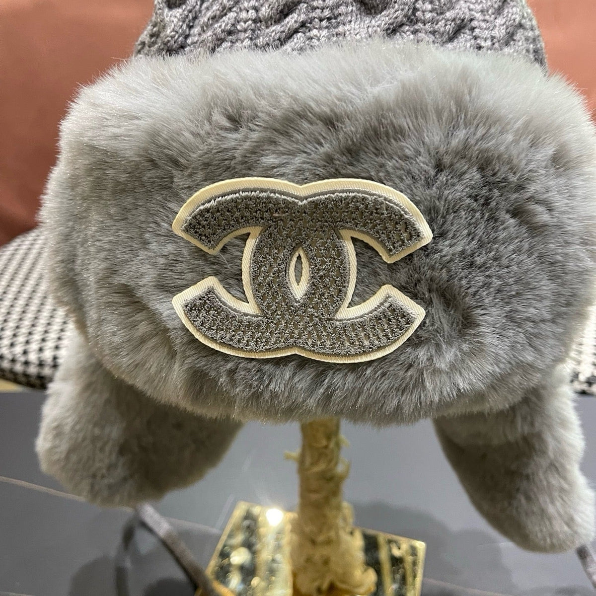 Chanel 2026 Trapper Hat Wool 549973