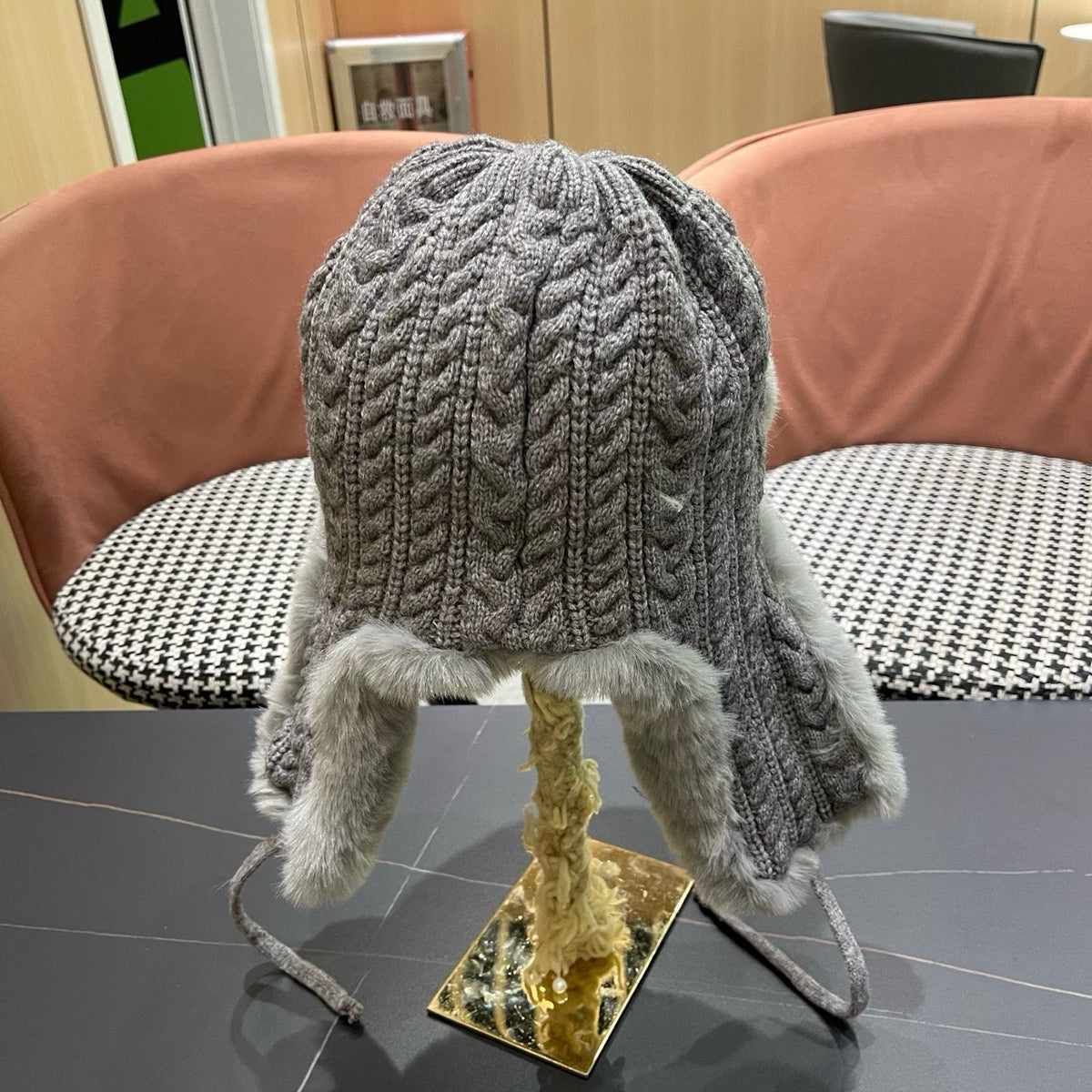Chanel 2026 Trapper Hat Wool 549973