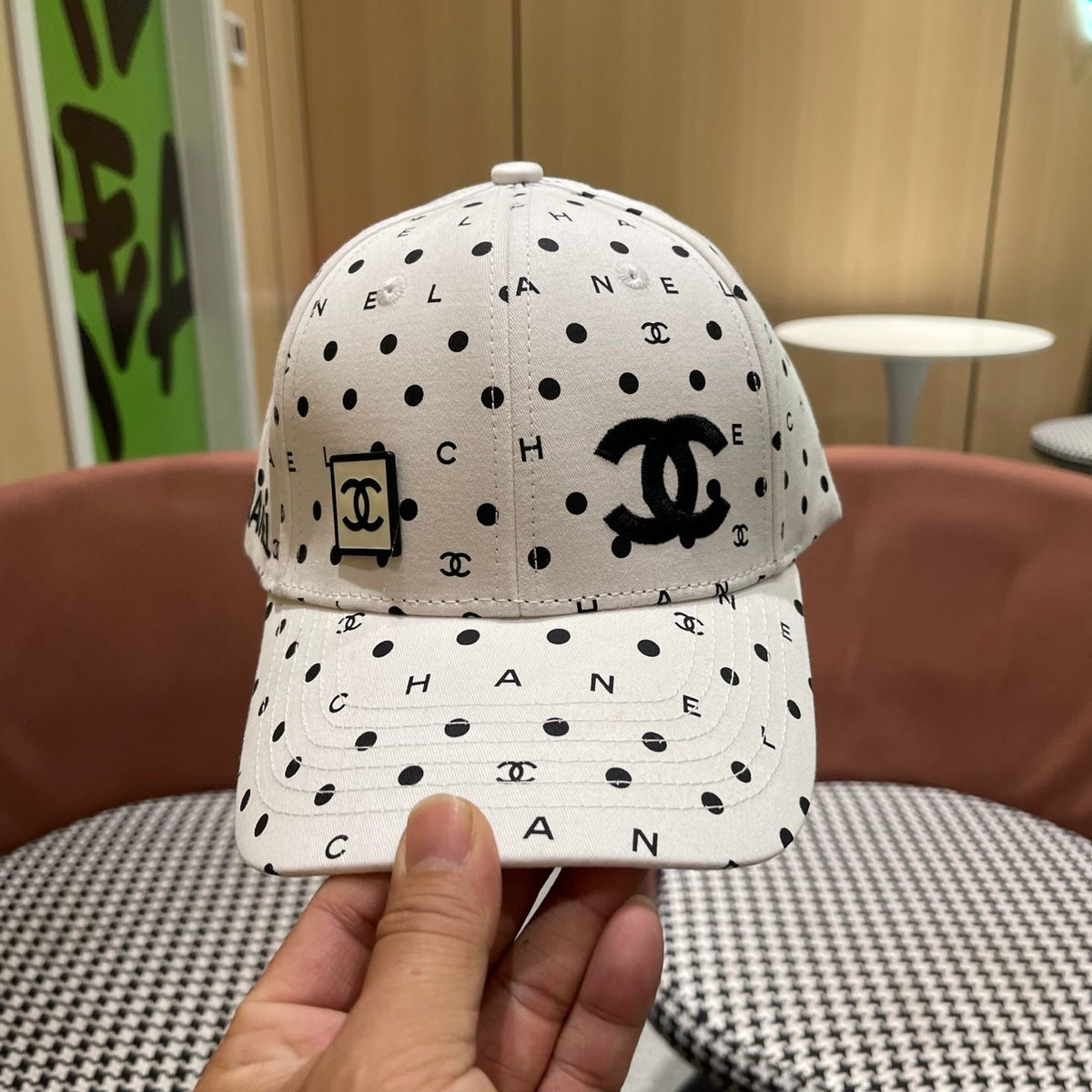 Chanel 2026 Polka Dot Baseball Cap 566030
