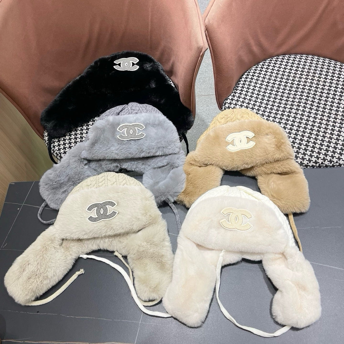 Chanel 2026 Trapper Hat Wool 549973