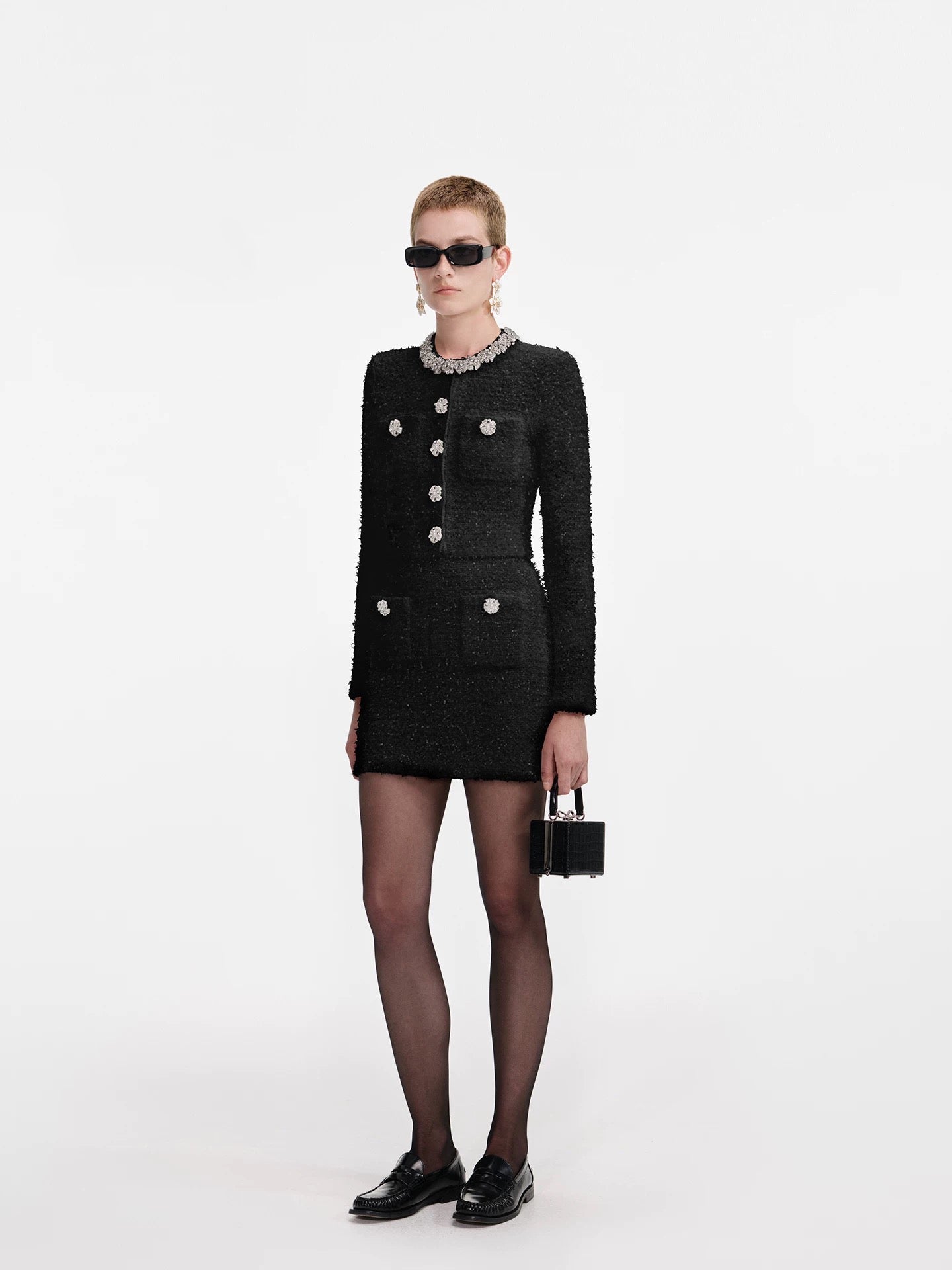 CC 25 knitted Cardigan Black Tweed 59490520