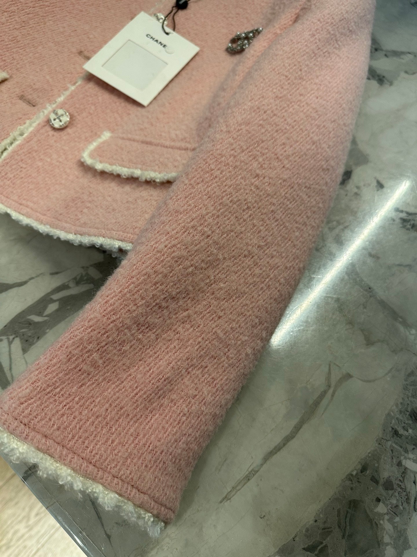 Chanel 2026 Jacket Pink Tweed Wool