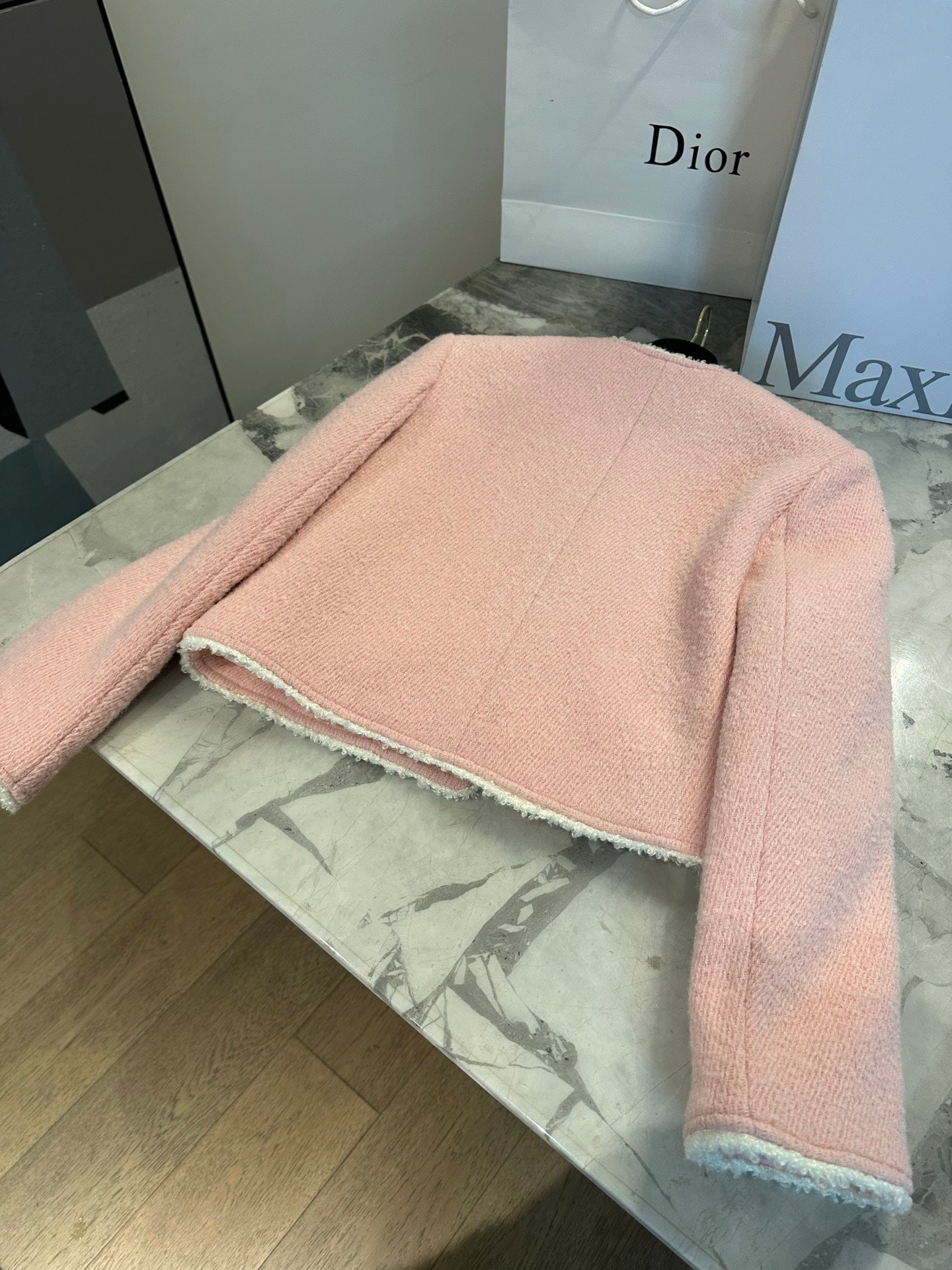 Chanel 2026 Jacket Pink Tweed Wool