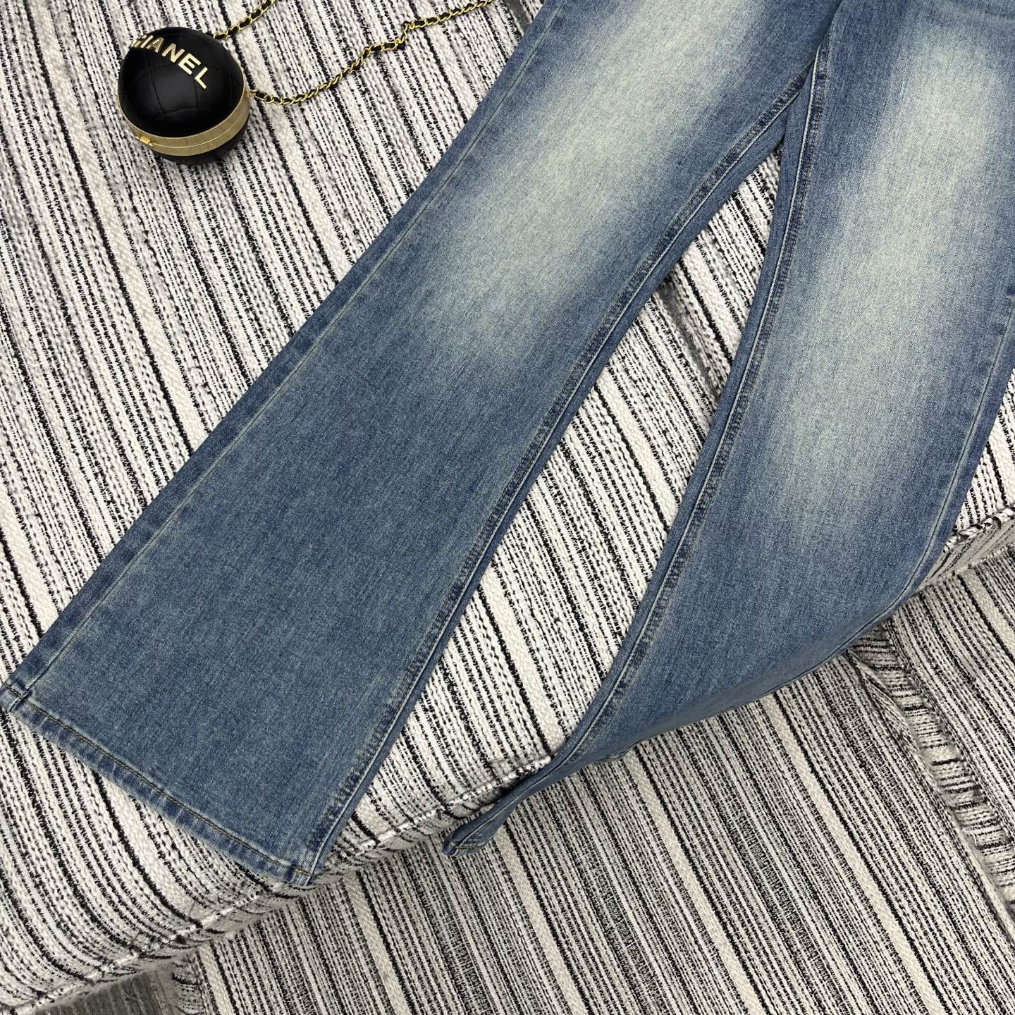 Miumiu 2026 Flared Jeans Blue Cotton 178941
