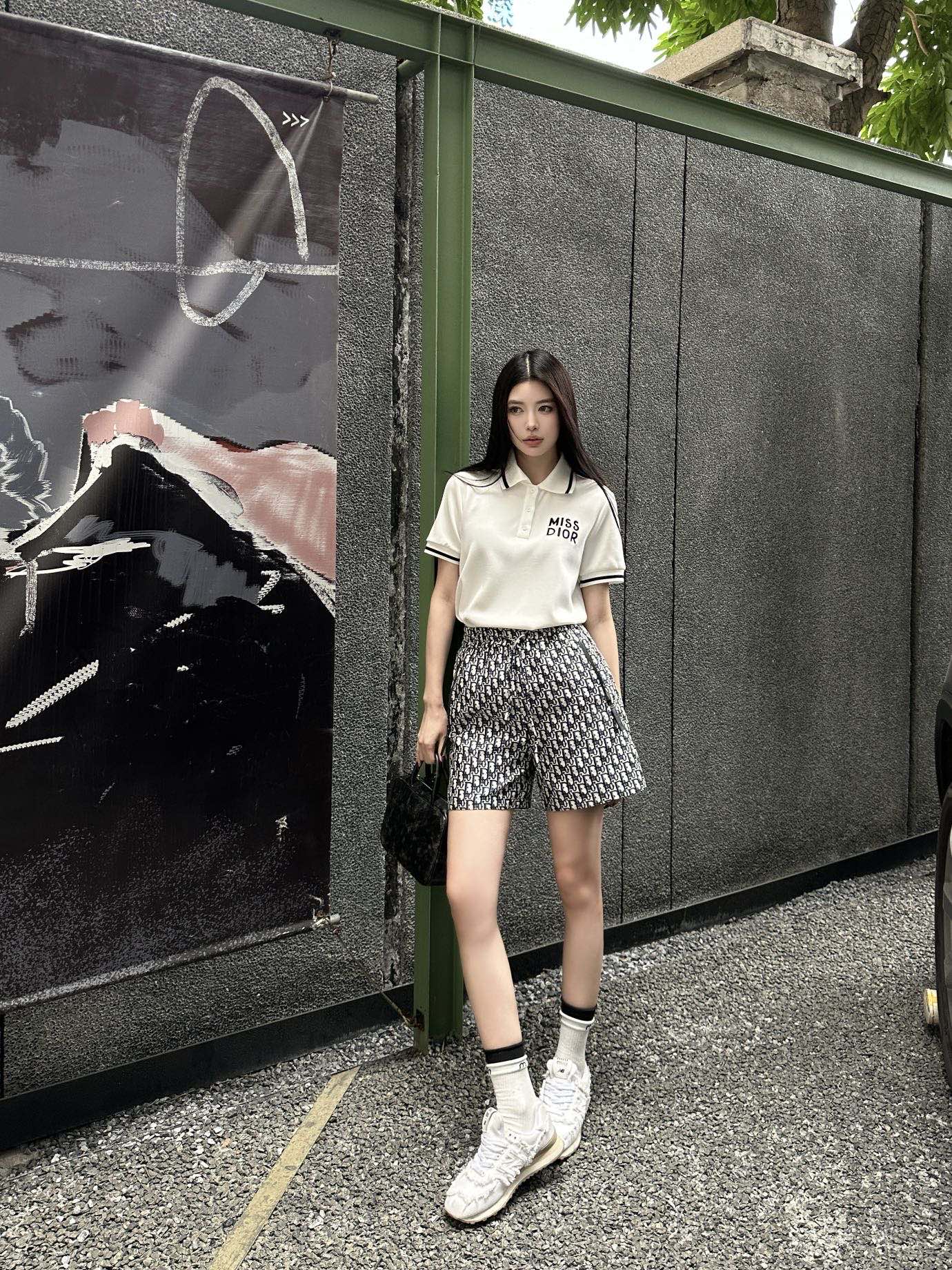 Dior 25C Polo T-Shirt Mix Short Dior Monogram 228677