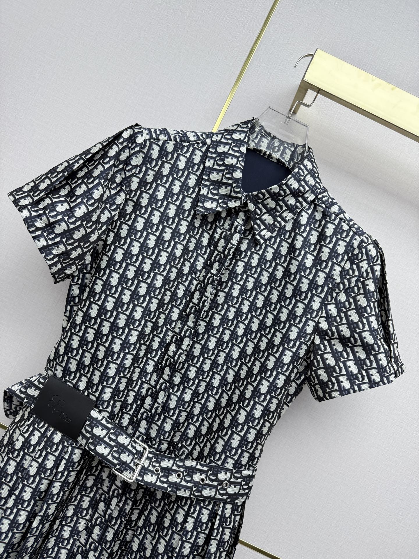 Dior 2026 Shirt Dress Black Polyester 396918