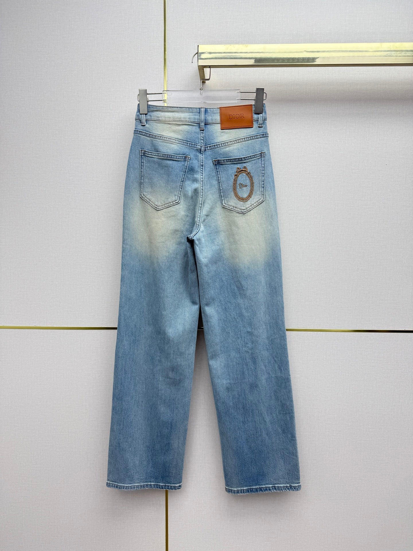 Dior 2026 Straight Leg Jean Blue Cotton 396793