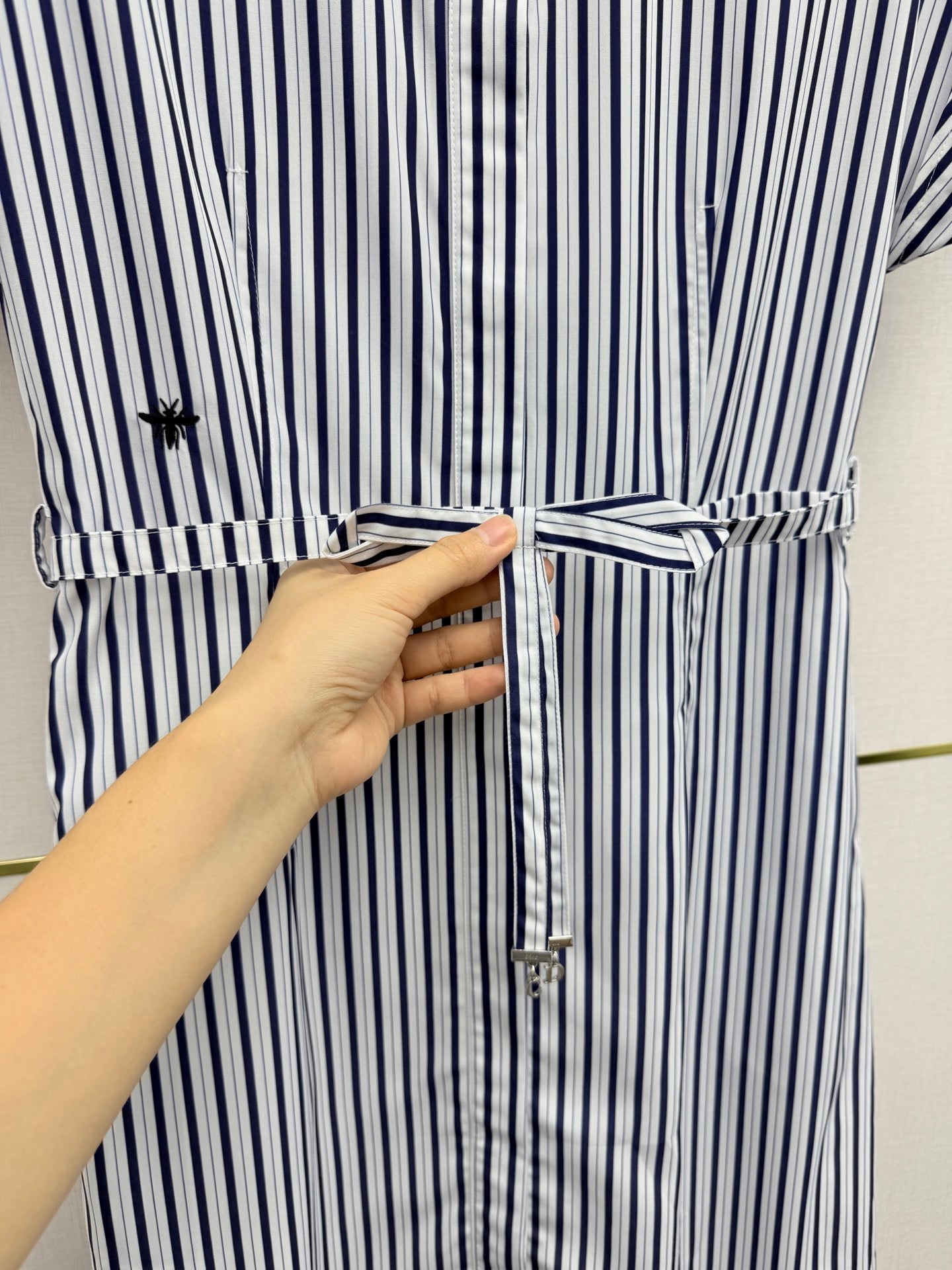 Dior 2026 Striped Dress Polyester 396808