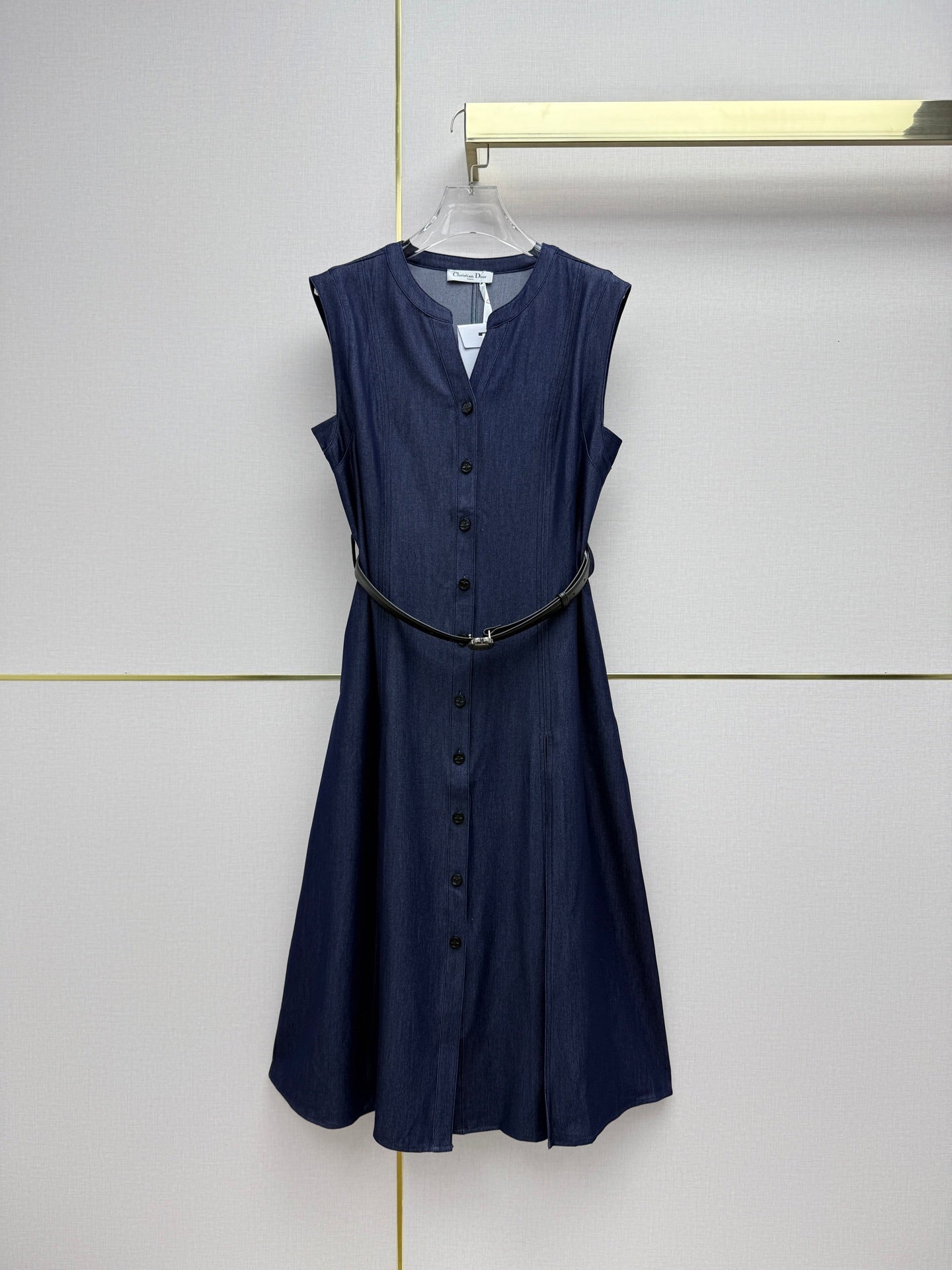 Dior 2026 V-Neck Dress Demin 396880