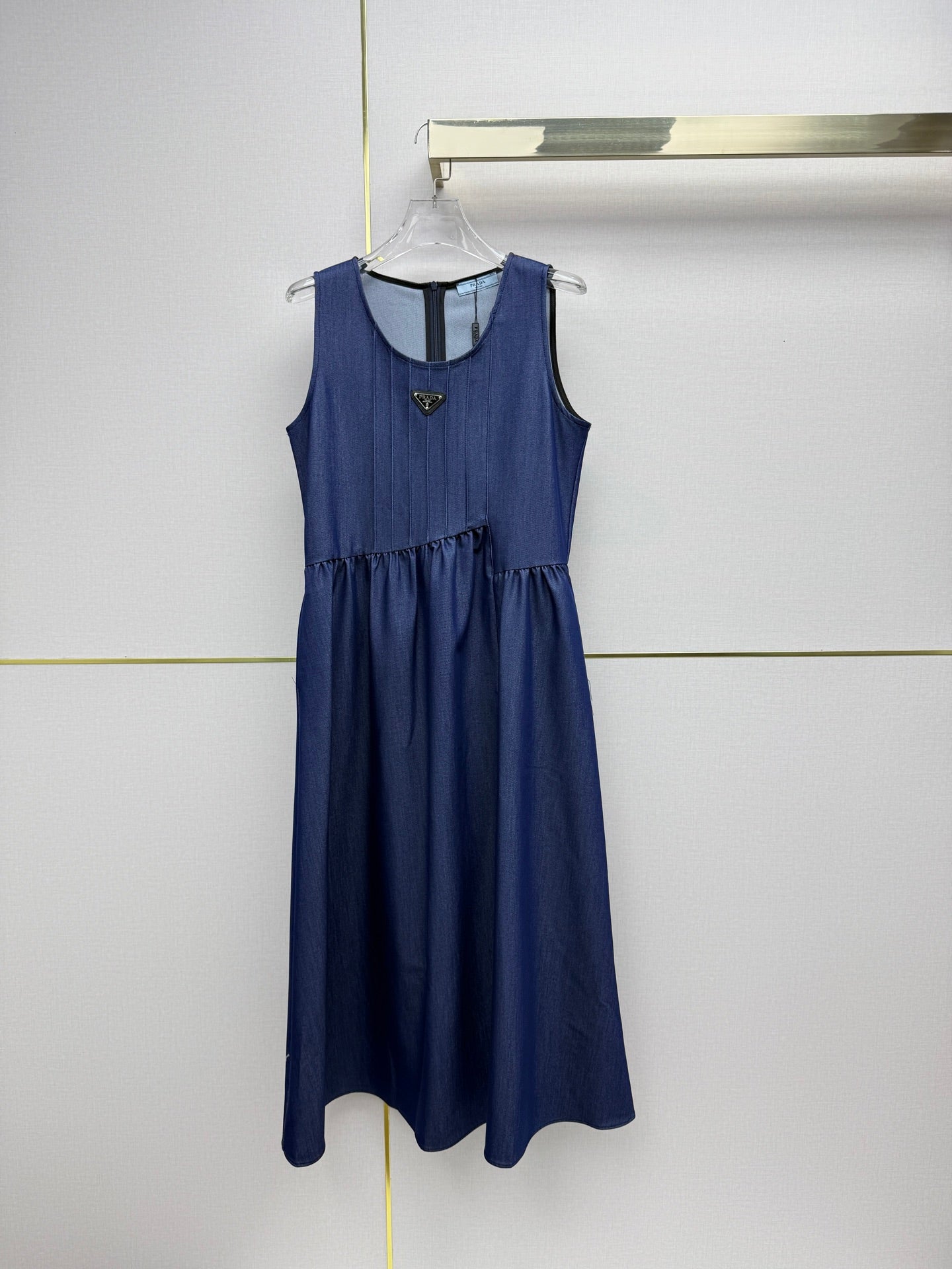 Prada 2026 Sleeveless Dress Cotton 396824