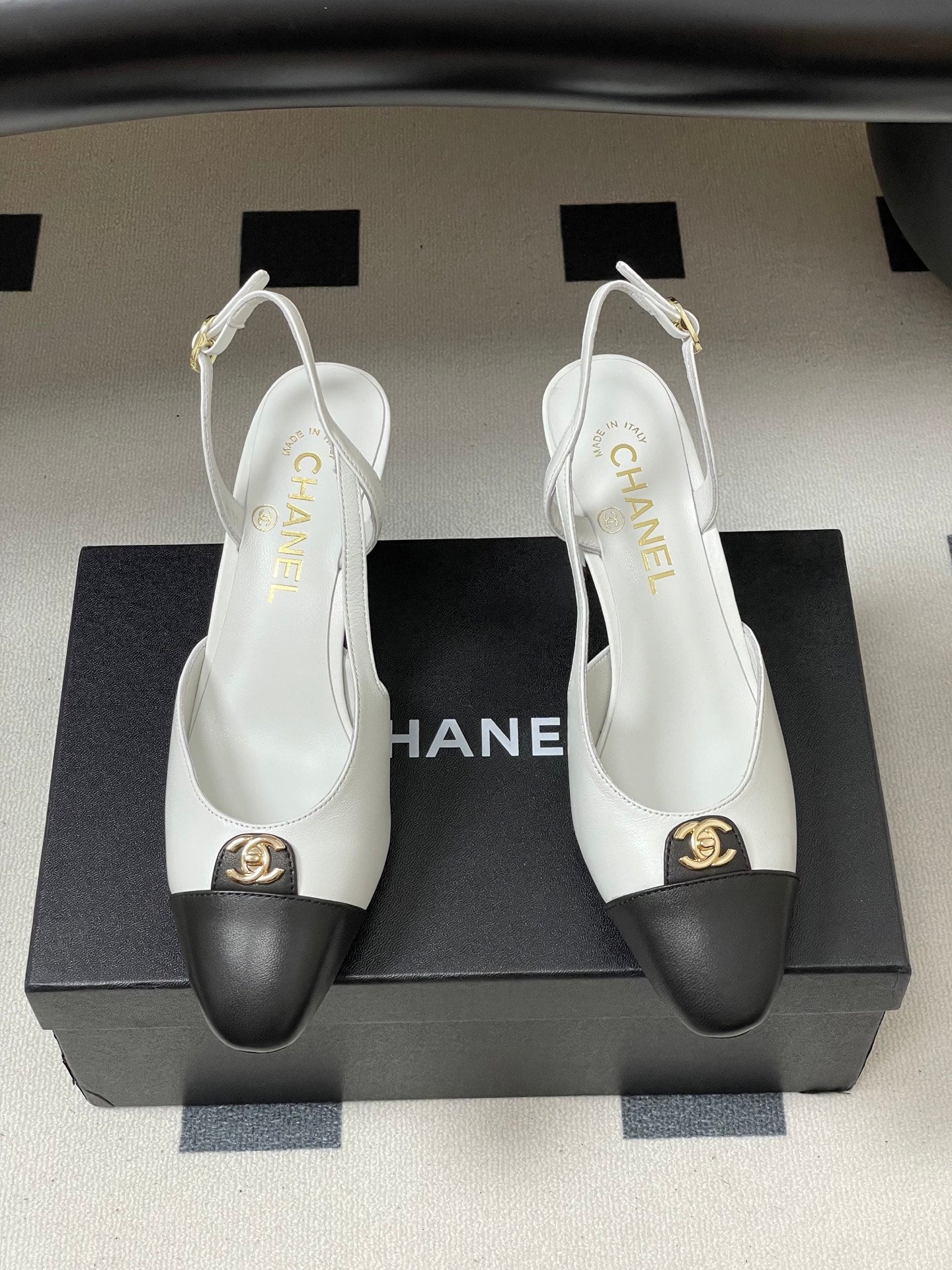 Chanel 25 Slingback 50mm Lambskin