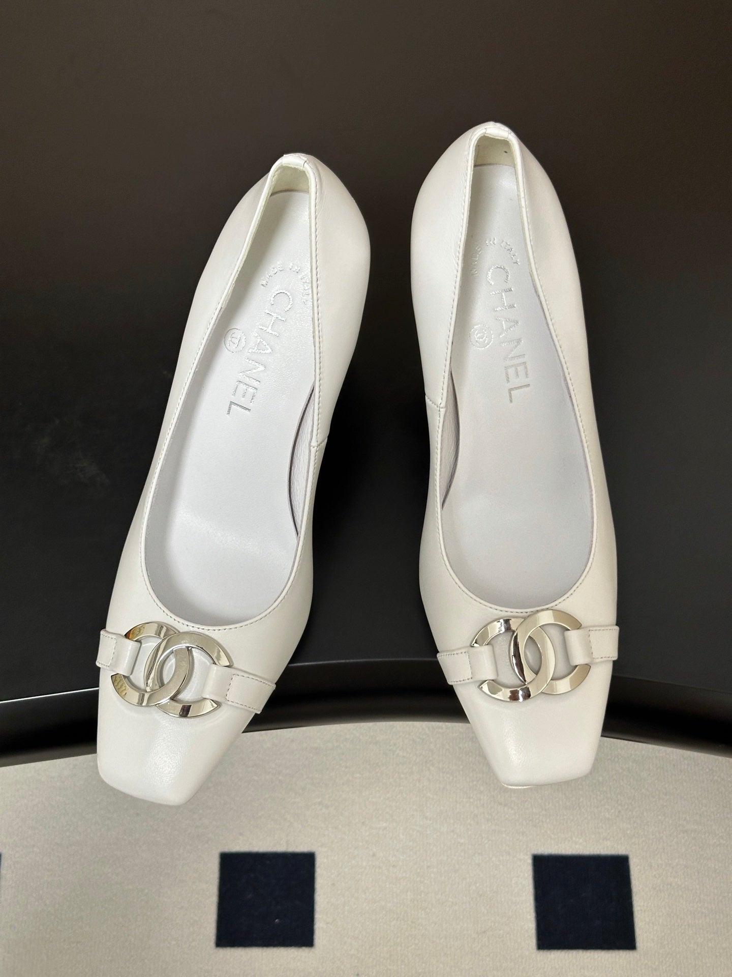 Chanel 2026 Chunky High Heels Leather Sheepskin 834665