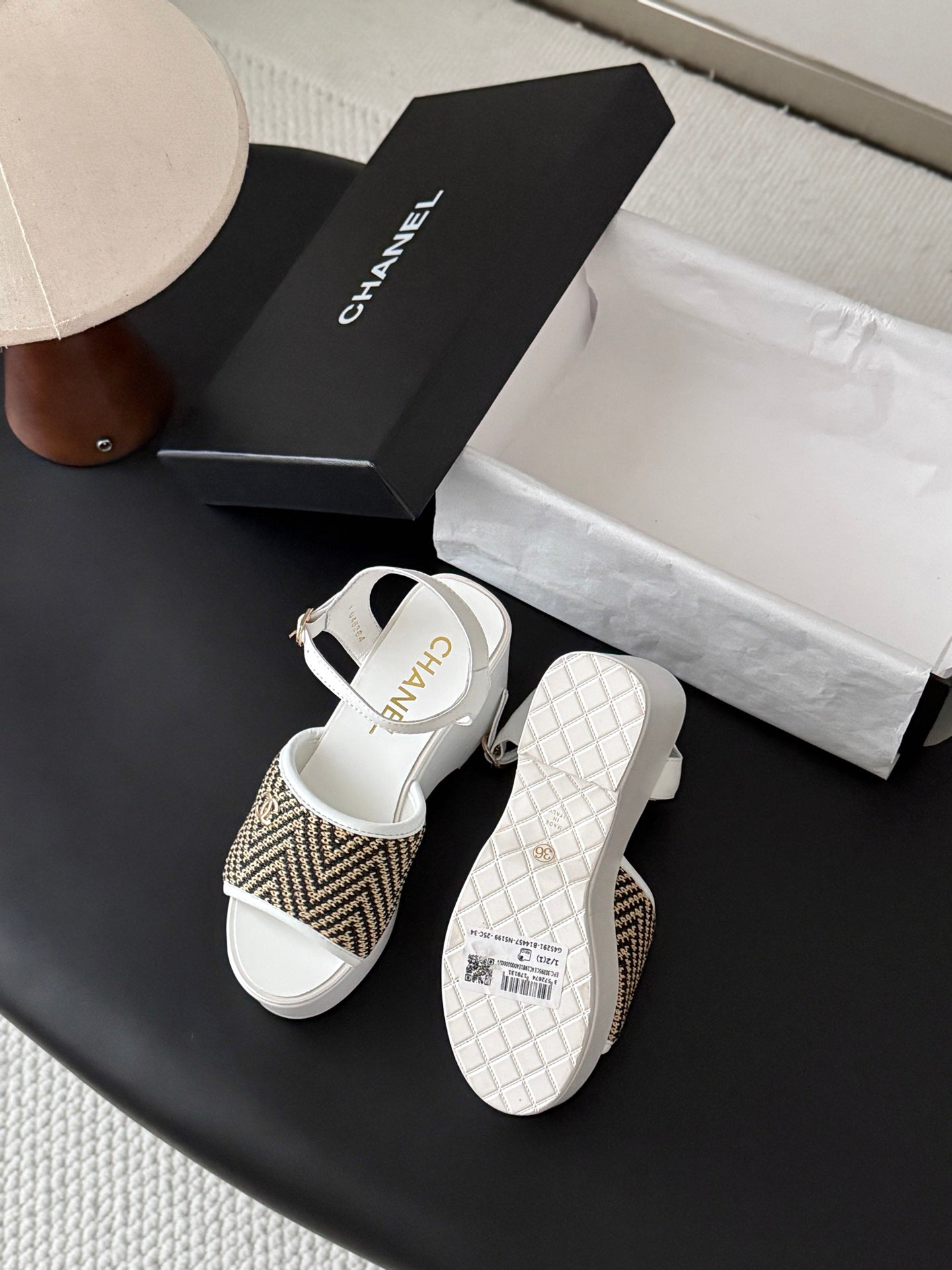 Chanel 2026 Sandals 120mm Lambskin 926361