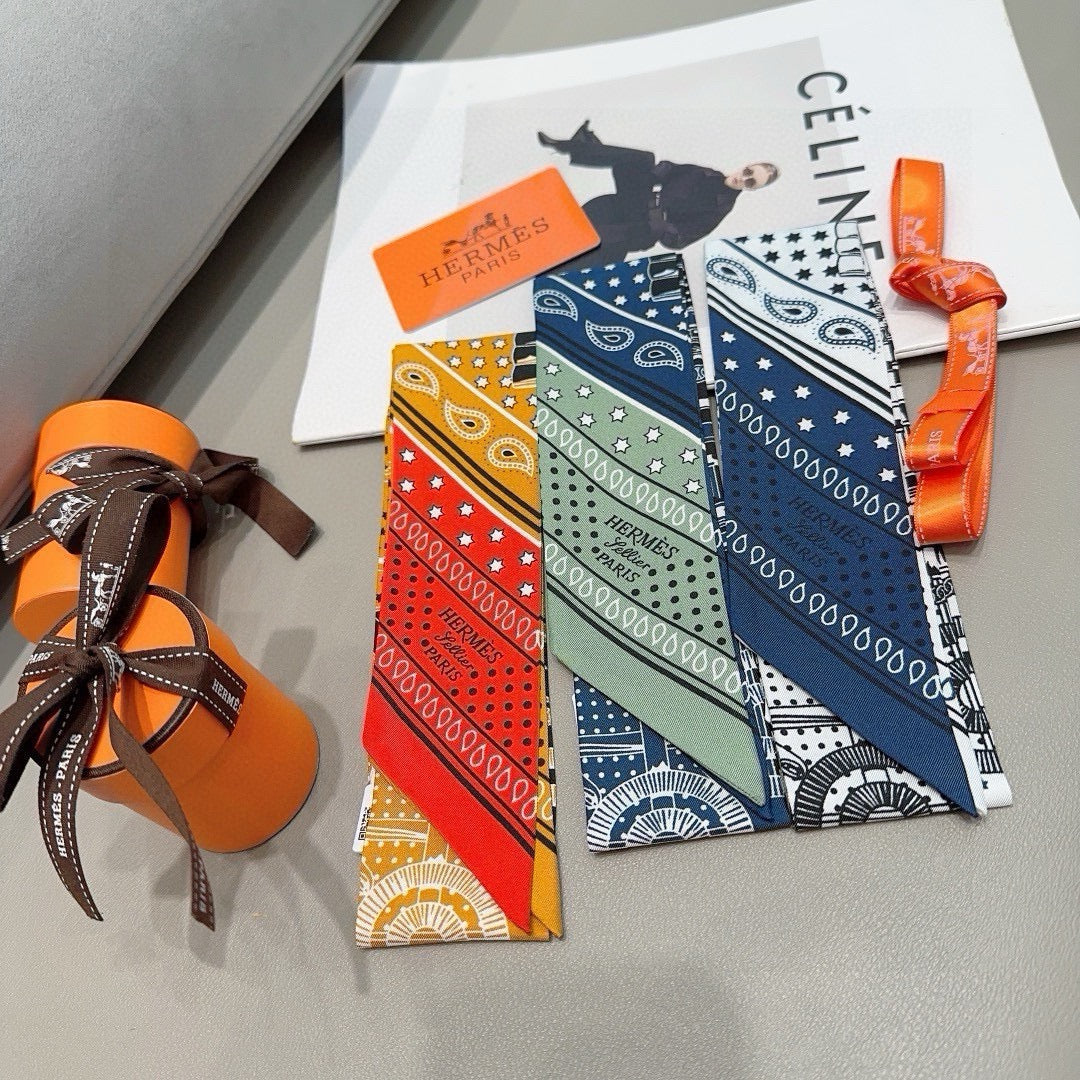 CC Slim Bandeau 120 CM In Colorful Silk Twill 287556