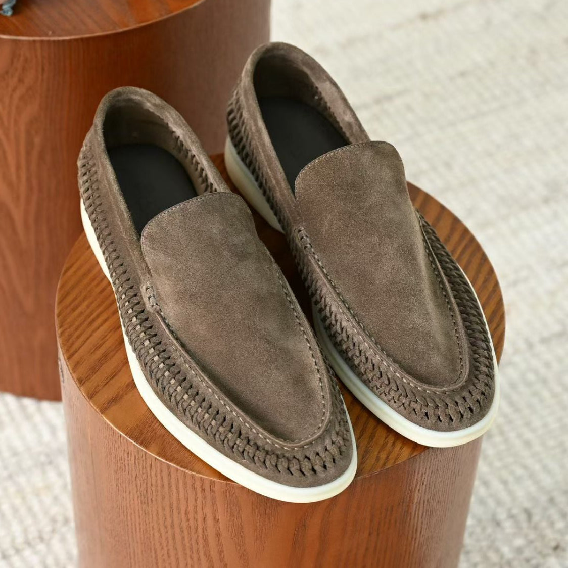 Loro Piana 2026 Summer Walk Loafer Suede Leather