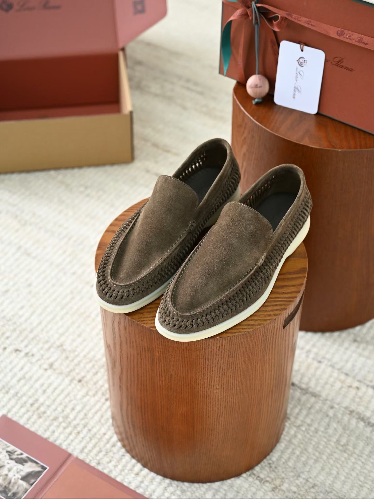 Loro Piana 2026 Summer Walk Loafer Suede Leather