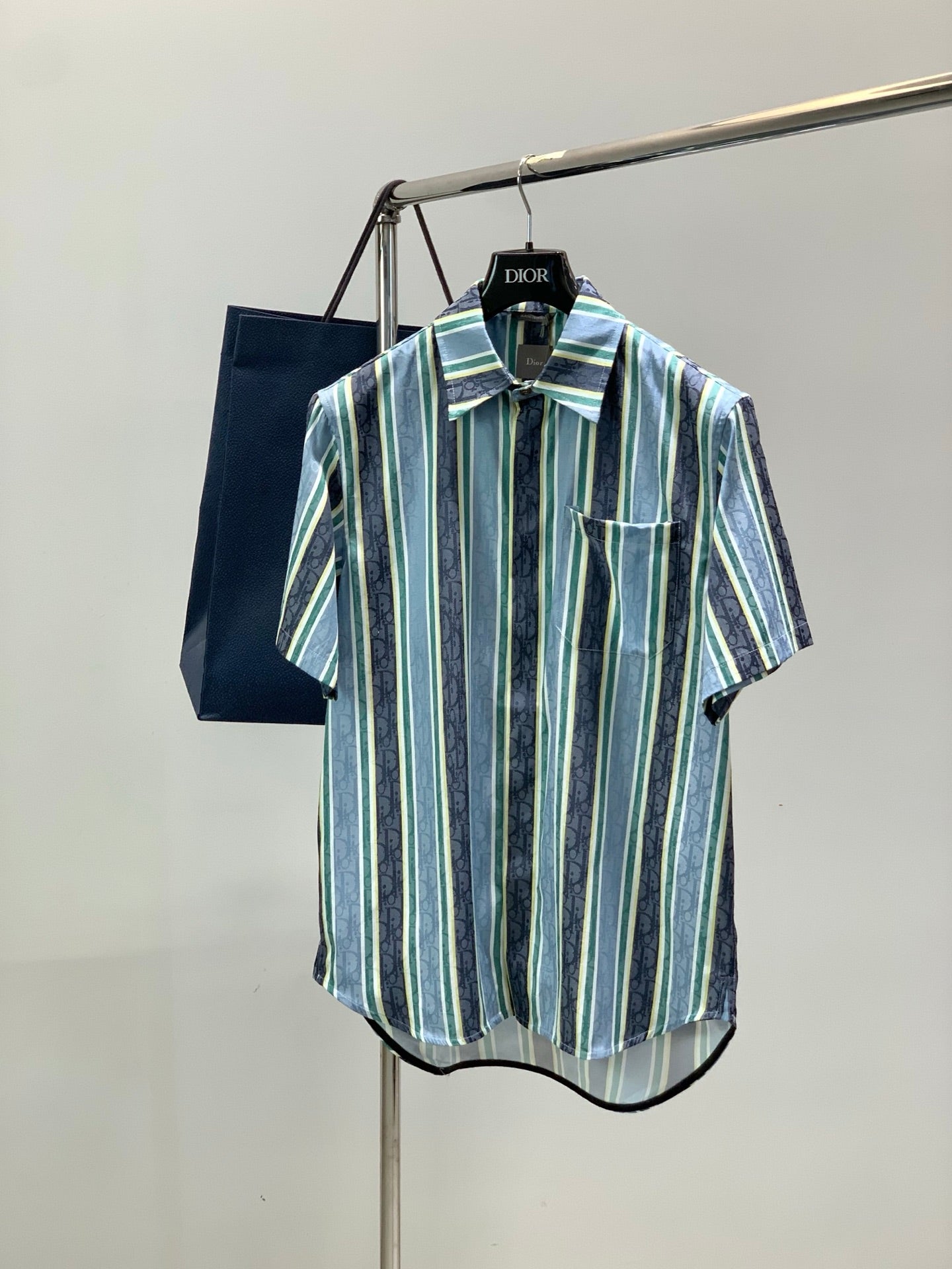 Dior 2026 Set Stripes Blue Cotton 628223