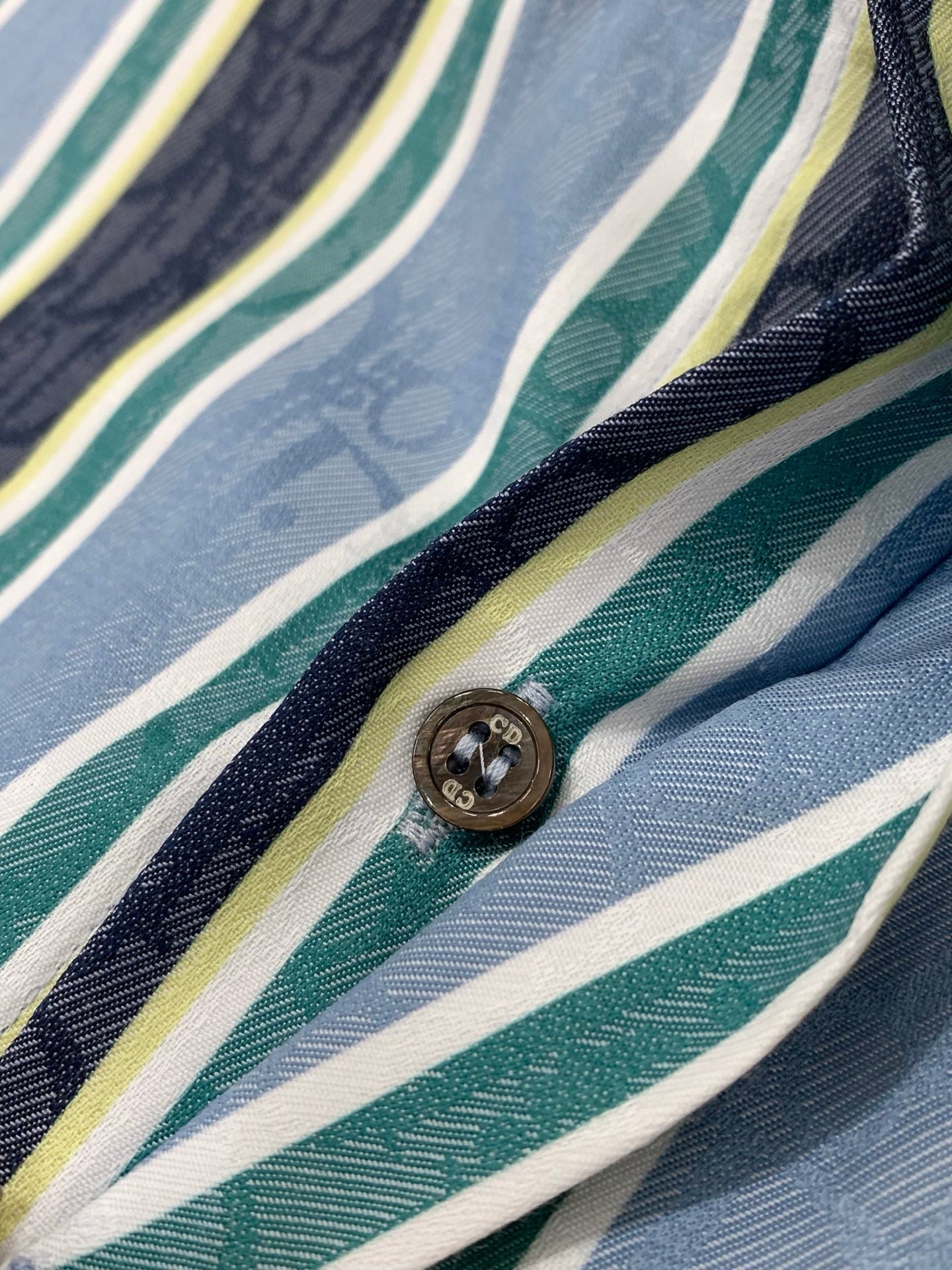 Dior 2026 Set Stripes Blue Cotton 628223