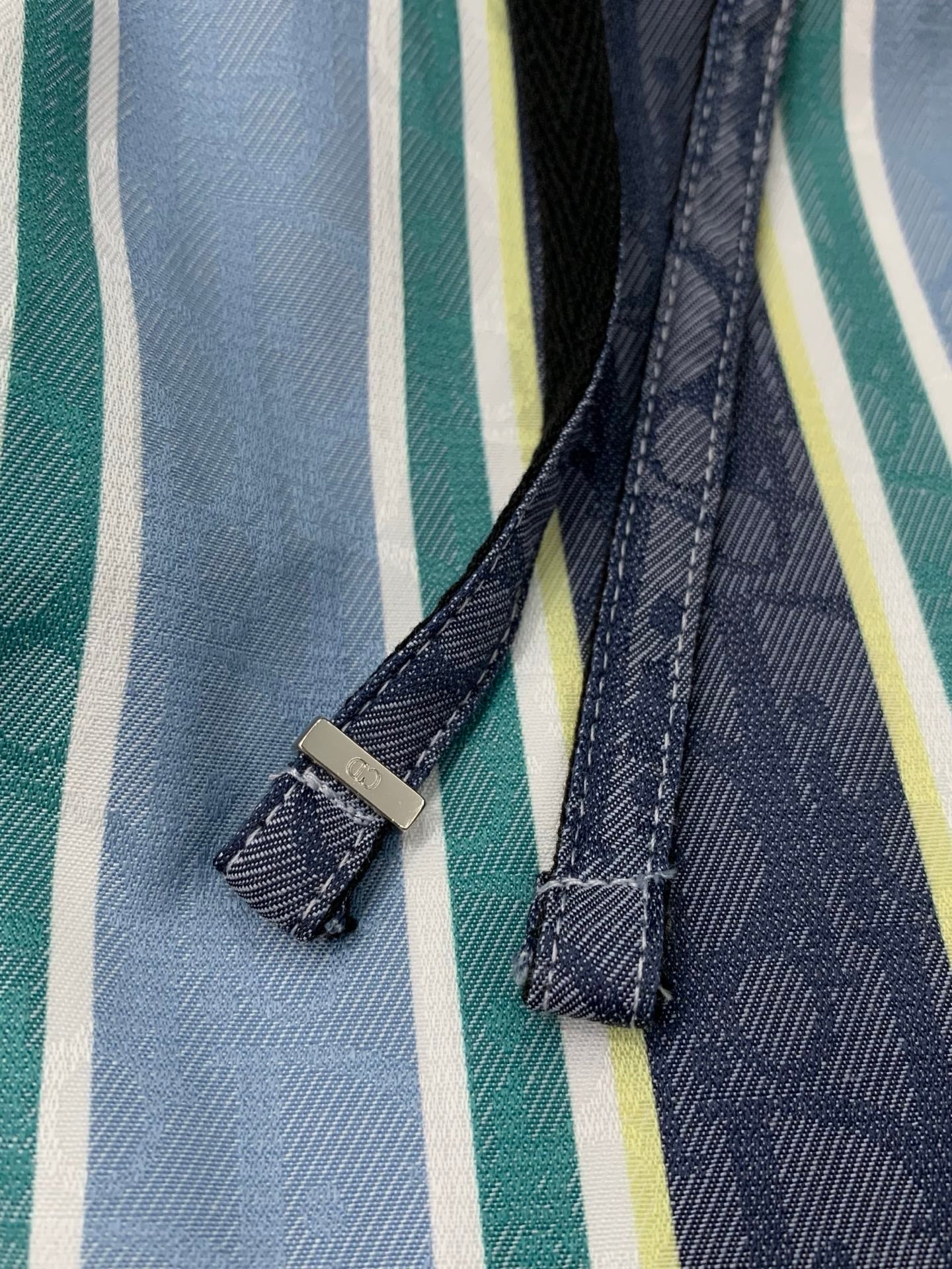 Dior 2026 Set Stripes Blue Cotton 628223