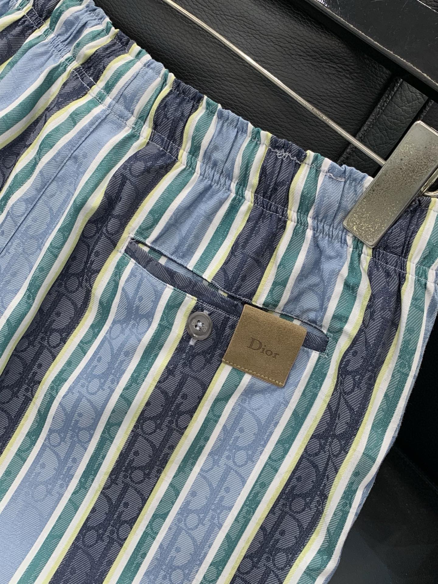 Dior 2026 Set Stripes Blue Cotton 628223