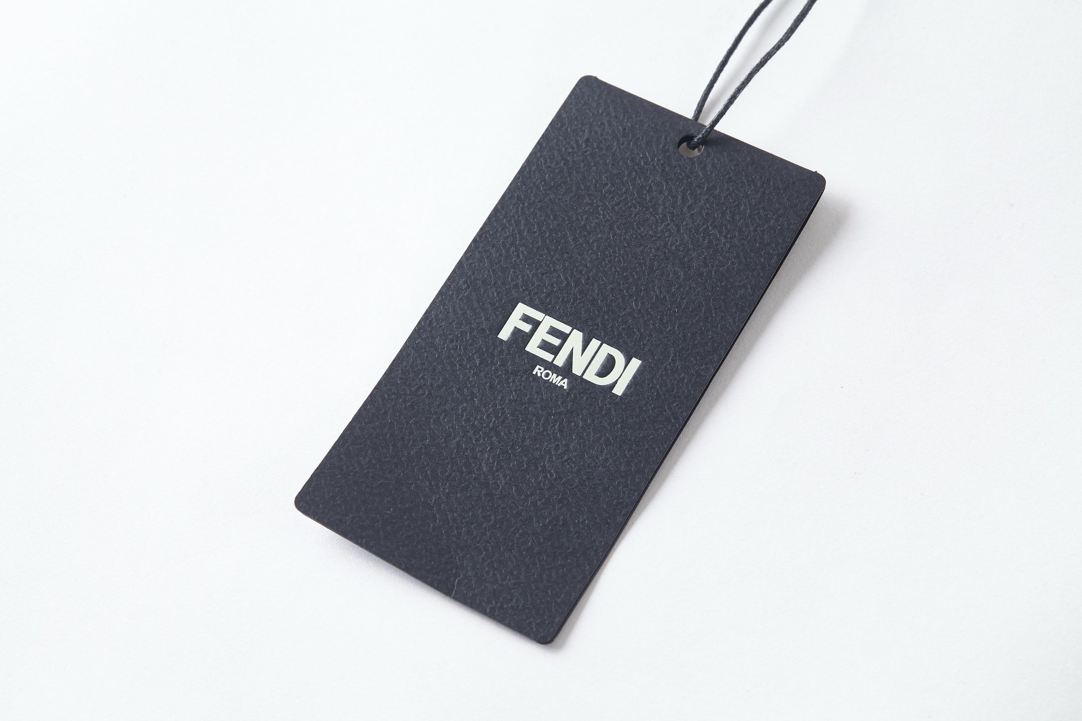 Fendi 2026 Men's Double F Polo Shirt Navy Blue Knitted Cotton 824166