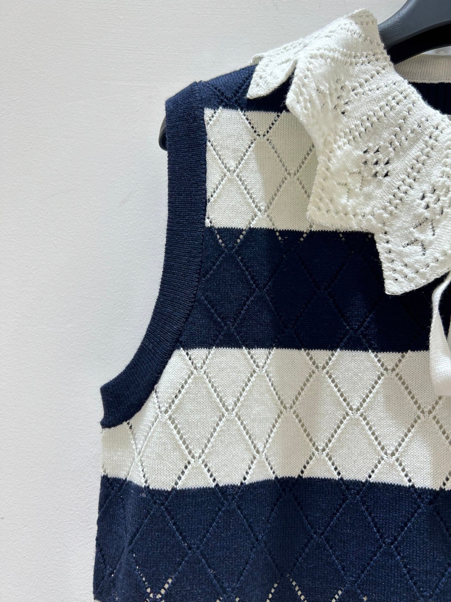 Dior 2026 Knit Vest Openwork Cashmere Wool 479369