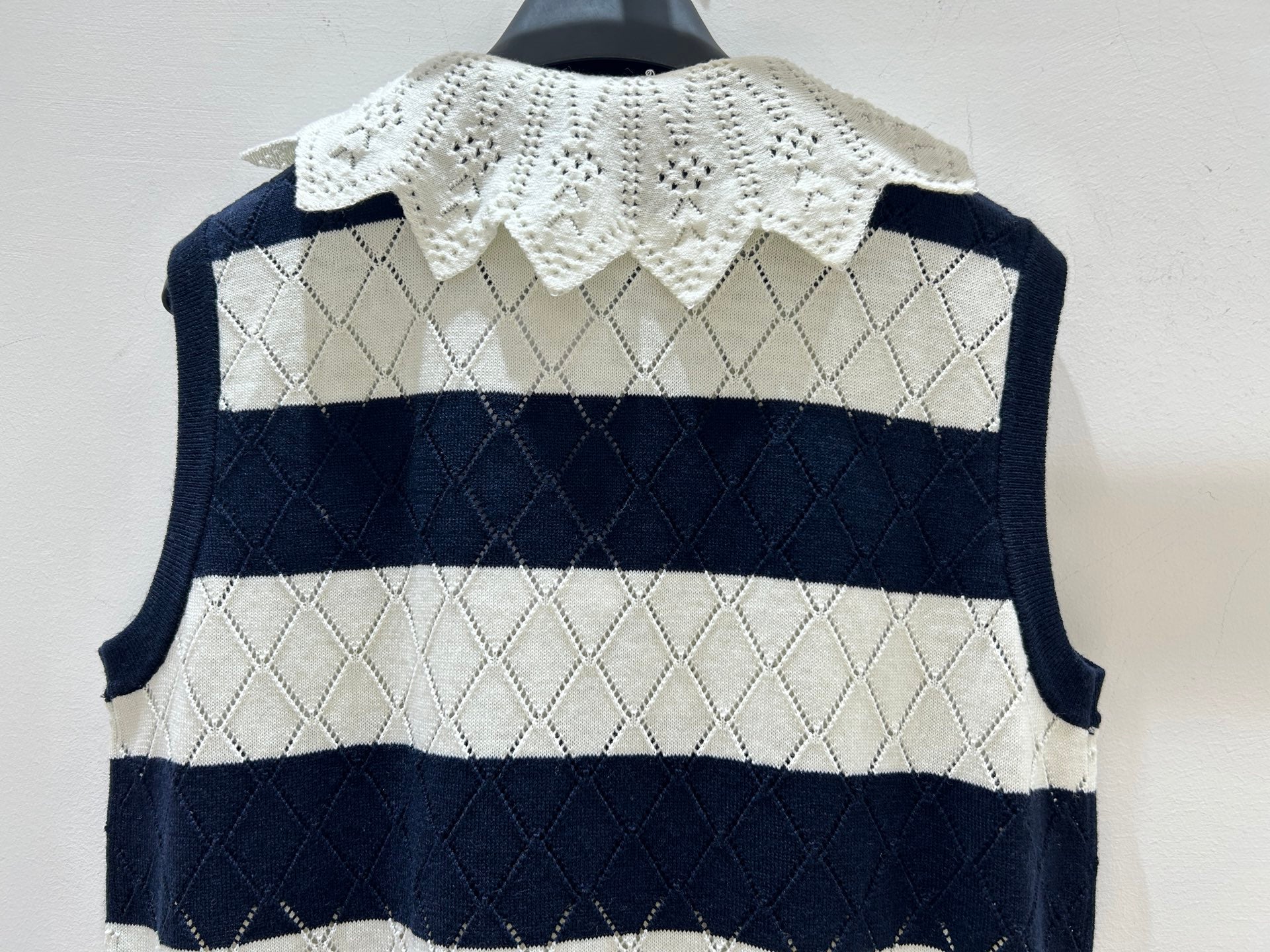 Dior 2026 Knit Vest Openwork Cashmere Wool 479369