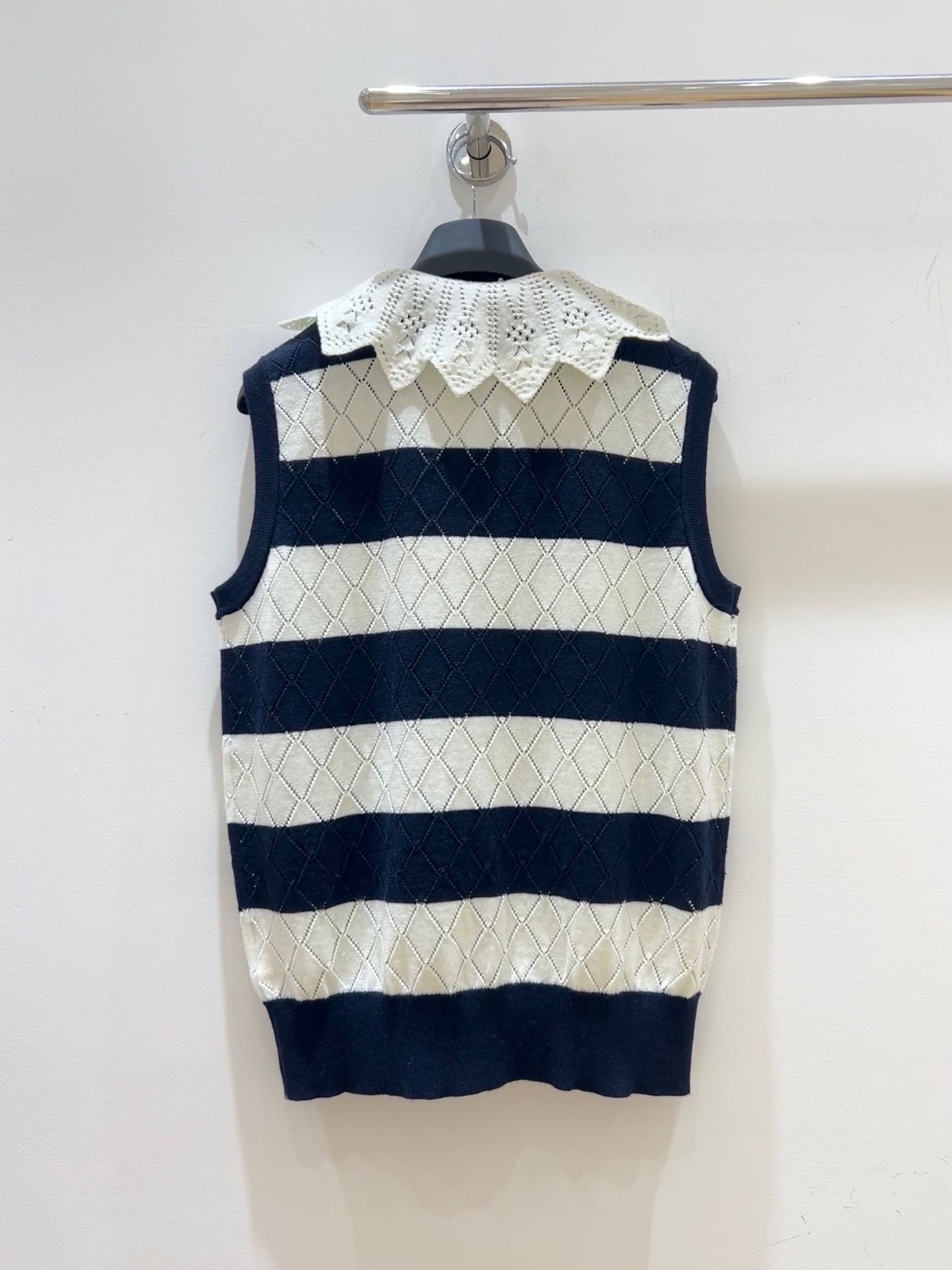 Dior 2026 Knit Vest Openwork Cashmere Wool 479369