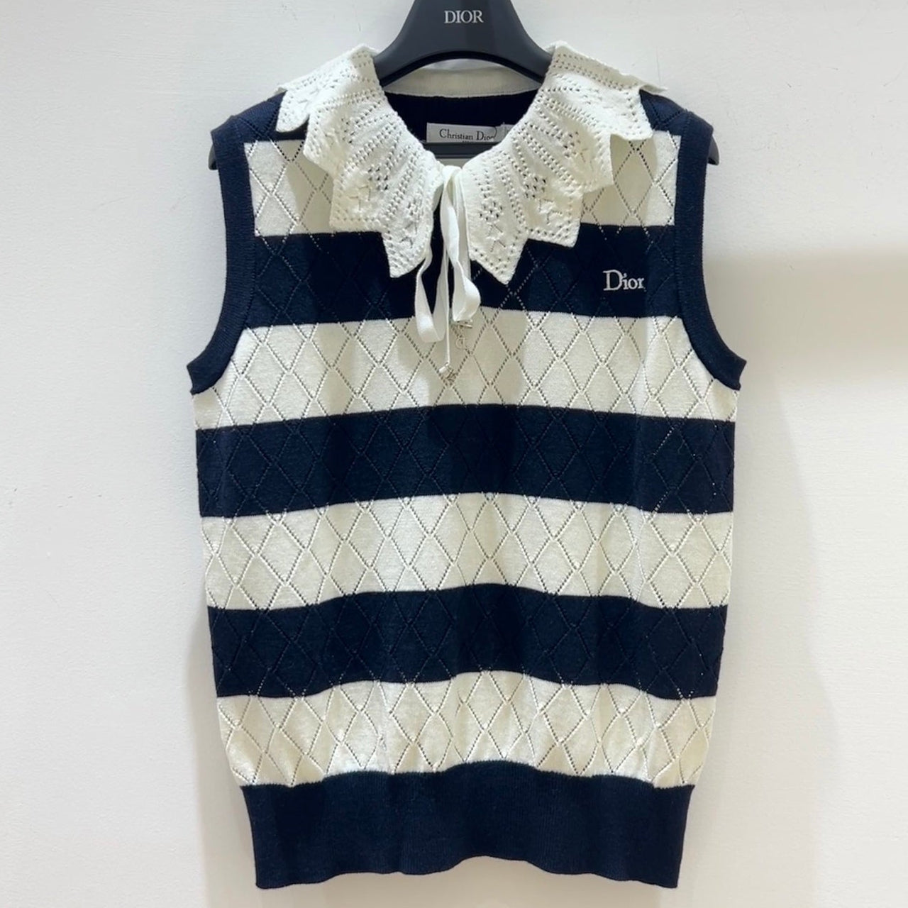 Dior 2026 Knit Vest Openwork Cashmere Wool 479369