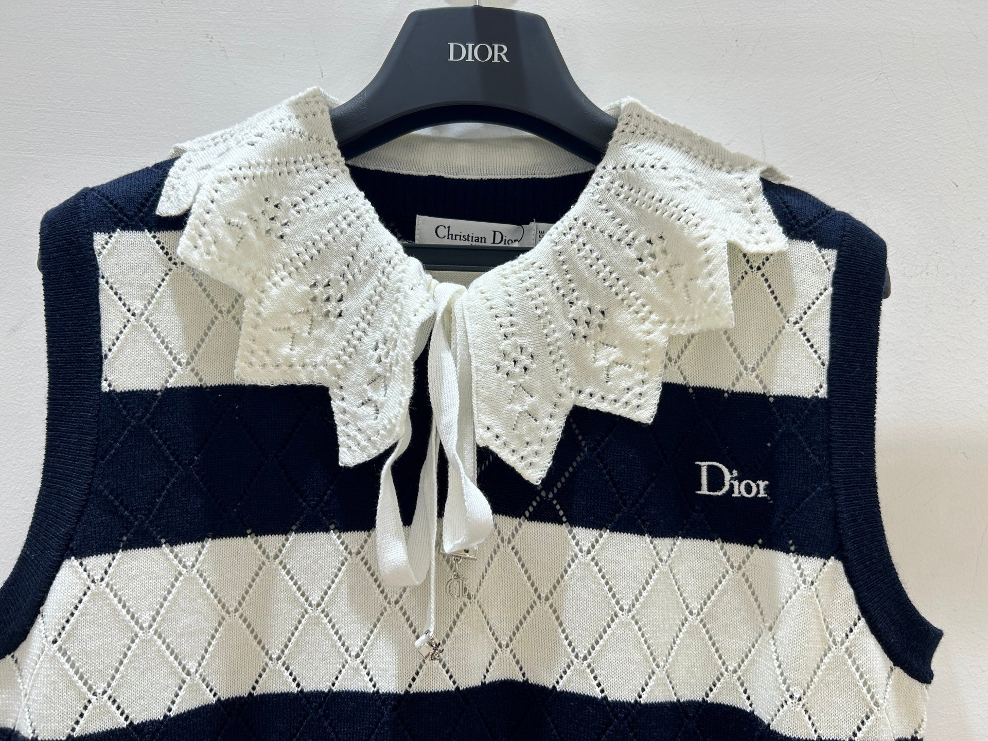 Dior 2026 Knit Vest Openwork Cashmere Wool 479369