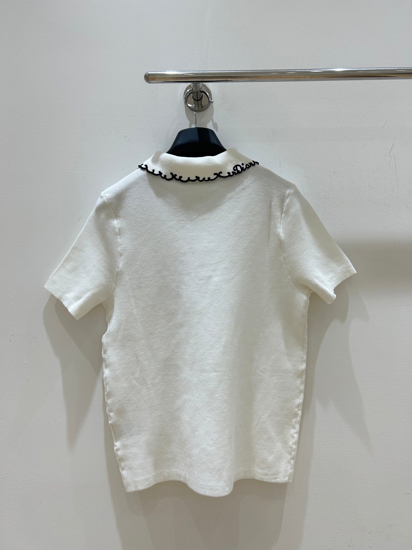 Dior 2026 Short-Sleeved Tops Polo White Cotton 489142
