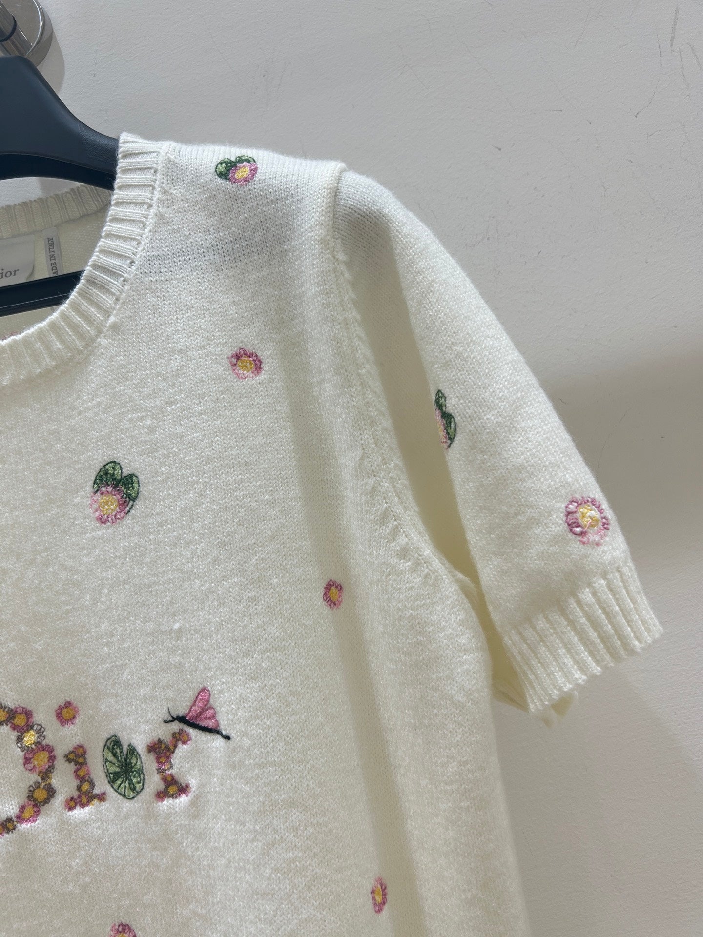 Dior 2026 T-shirt Cream Wool 535385