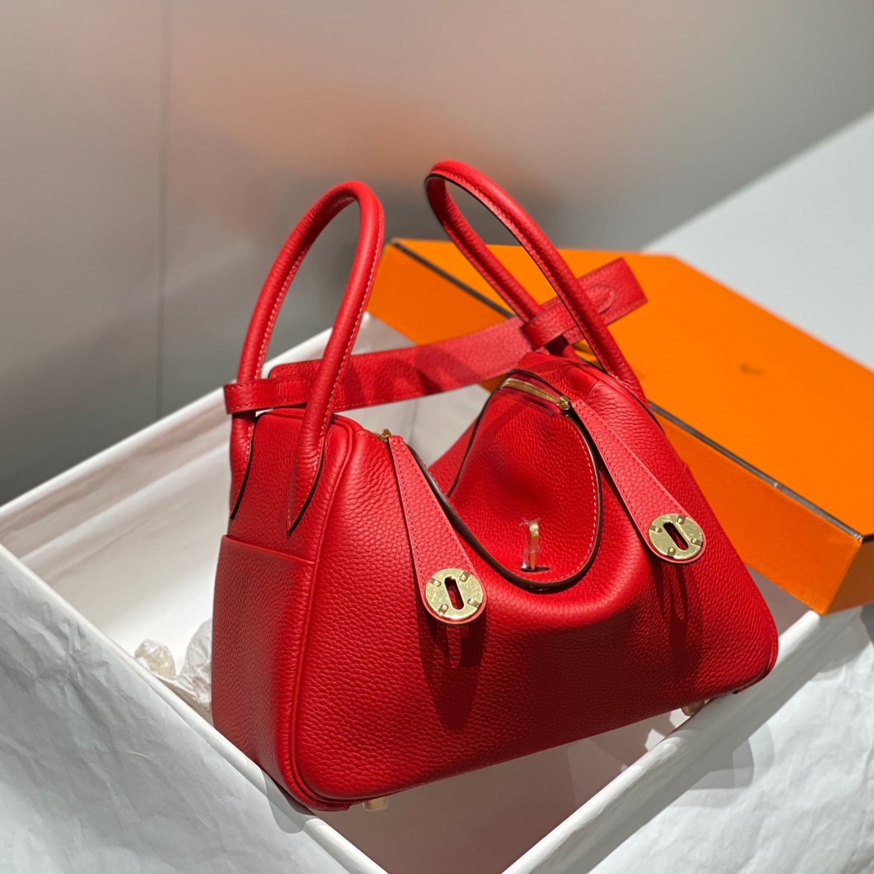 HM LINDY 26 BAG TAURILLON CLEMENCE LEATHER