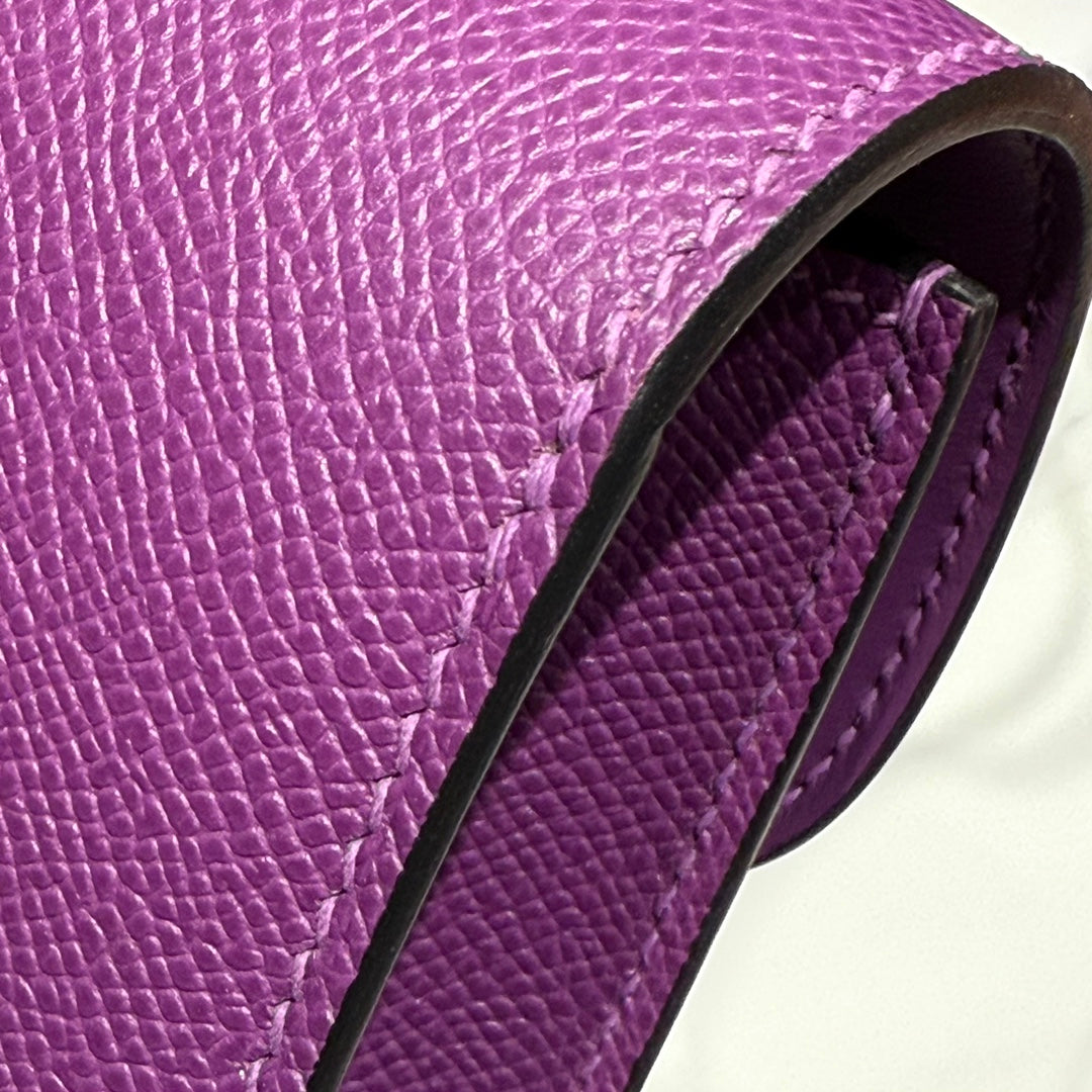 HM Constance Elan 24 Midnight Purple Epsom Gold Hardware 237344
