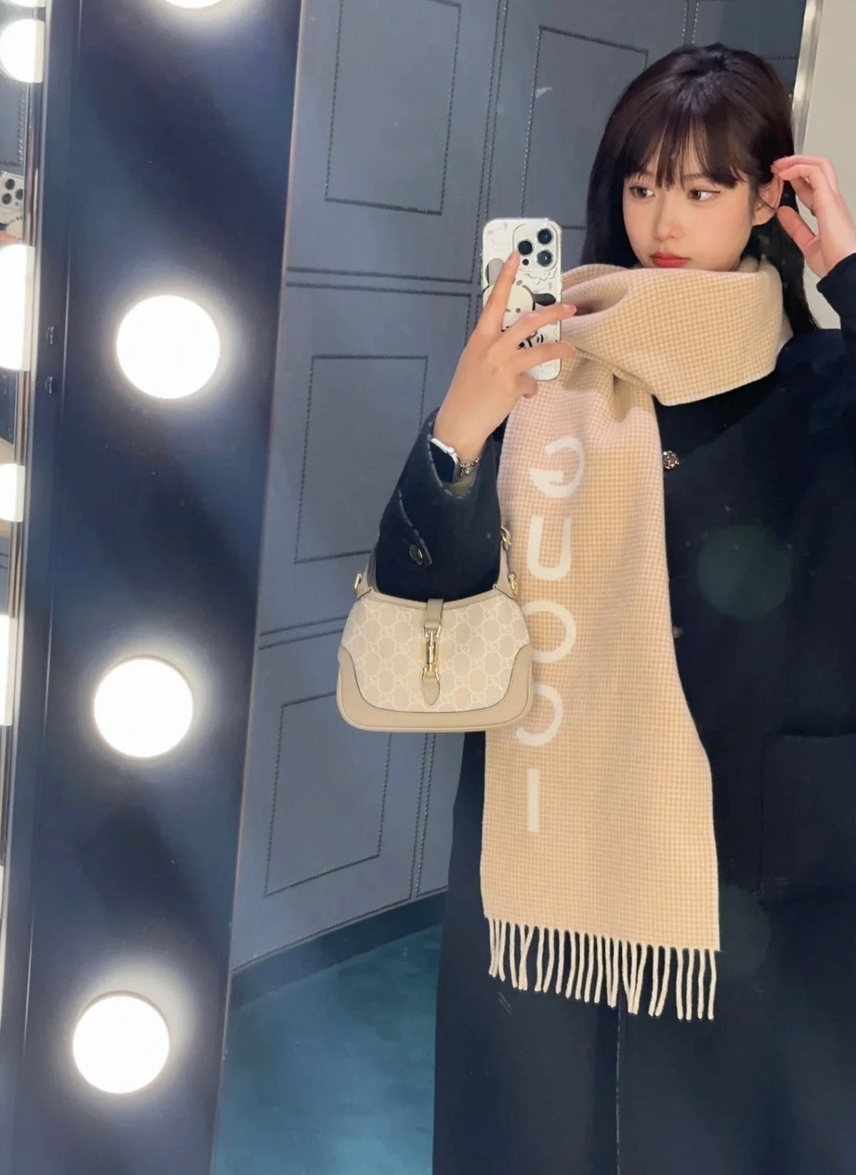 GG Jackie Mini 180CM Beige Cashmere 288067