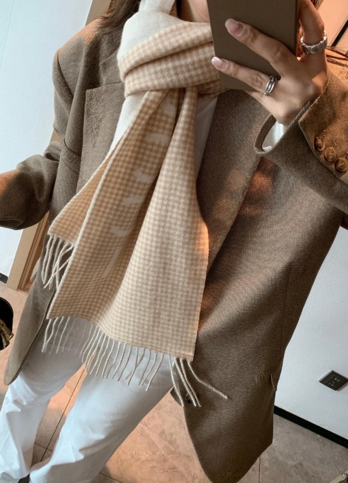 GG Jackie Mini 180CM Beige Cashmere 288067