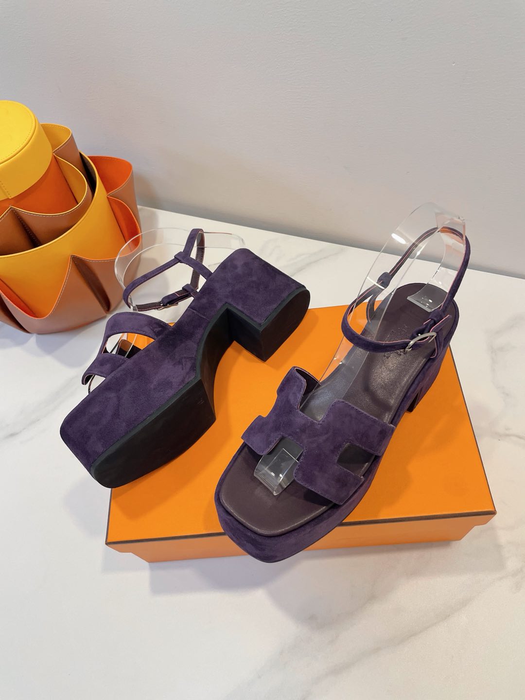 HM Sandalen Jam 30 Dark purple Suede 212229